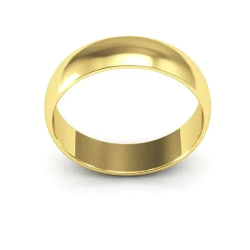 14K Y Gold 5mm Wedding Band 4.8grms