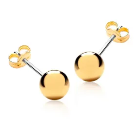 6mm Ball Stud Earrings