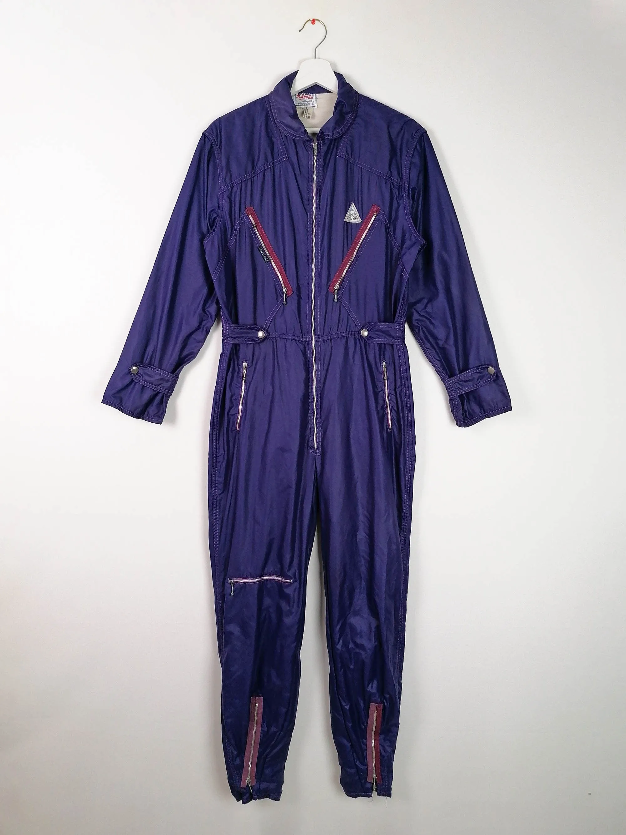 80's KING ONE Safteywear Made in France Jumpsuit - size S-M