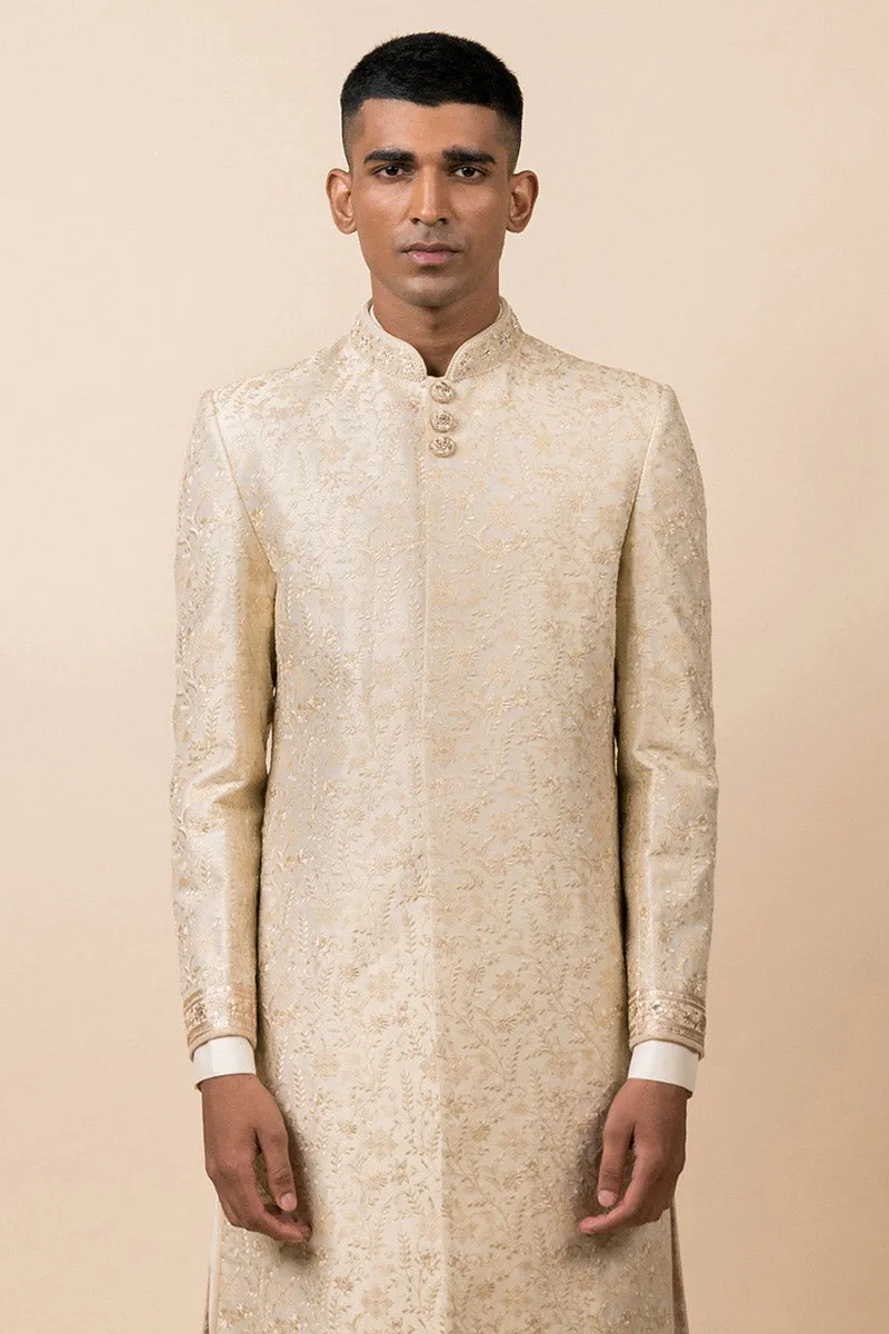 All Over Embroidered Sherwani