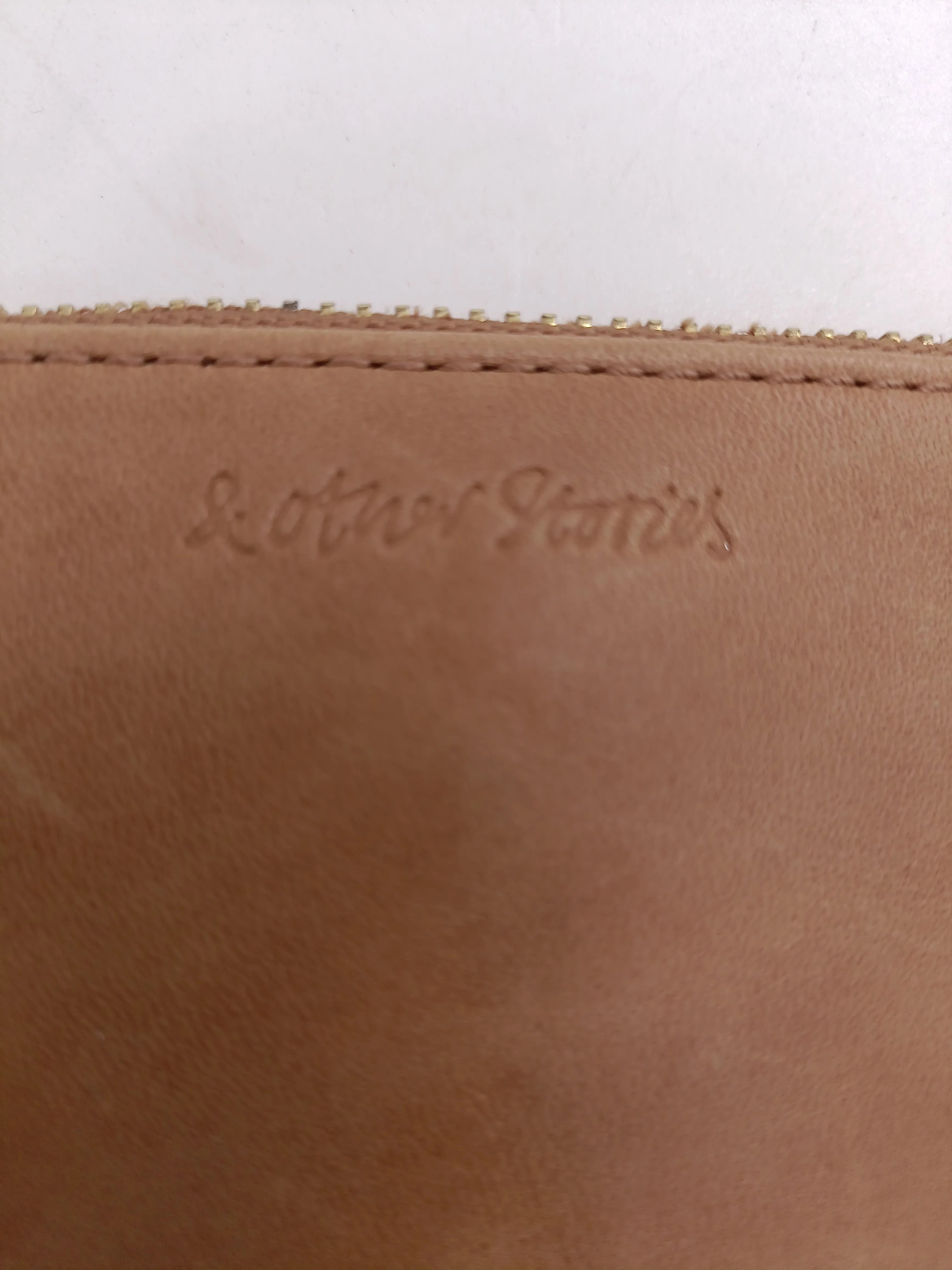 & Other Stories Women's Bag Tan Leather with Cotton