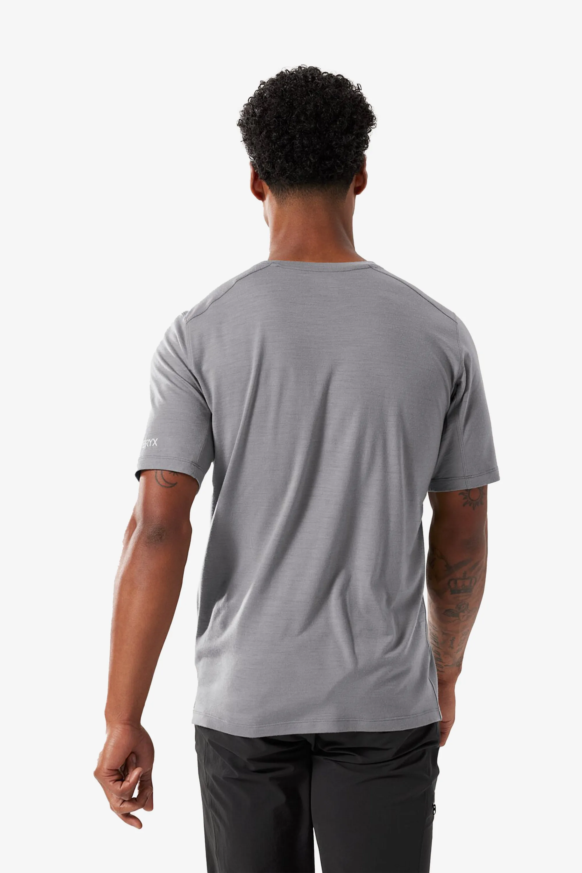 Arc'teryx Men's Ionia Merino Wool Logo SS T-Shirt in Void