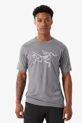 Arc'teryx Men's Ionia Merino Wool Logo SS T-Shirt in Void