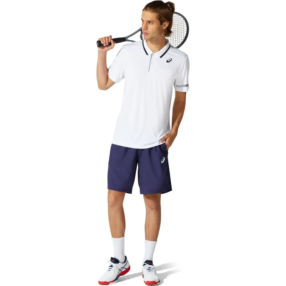 Asics Court M Polo Shirt White   