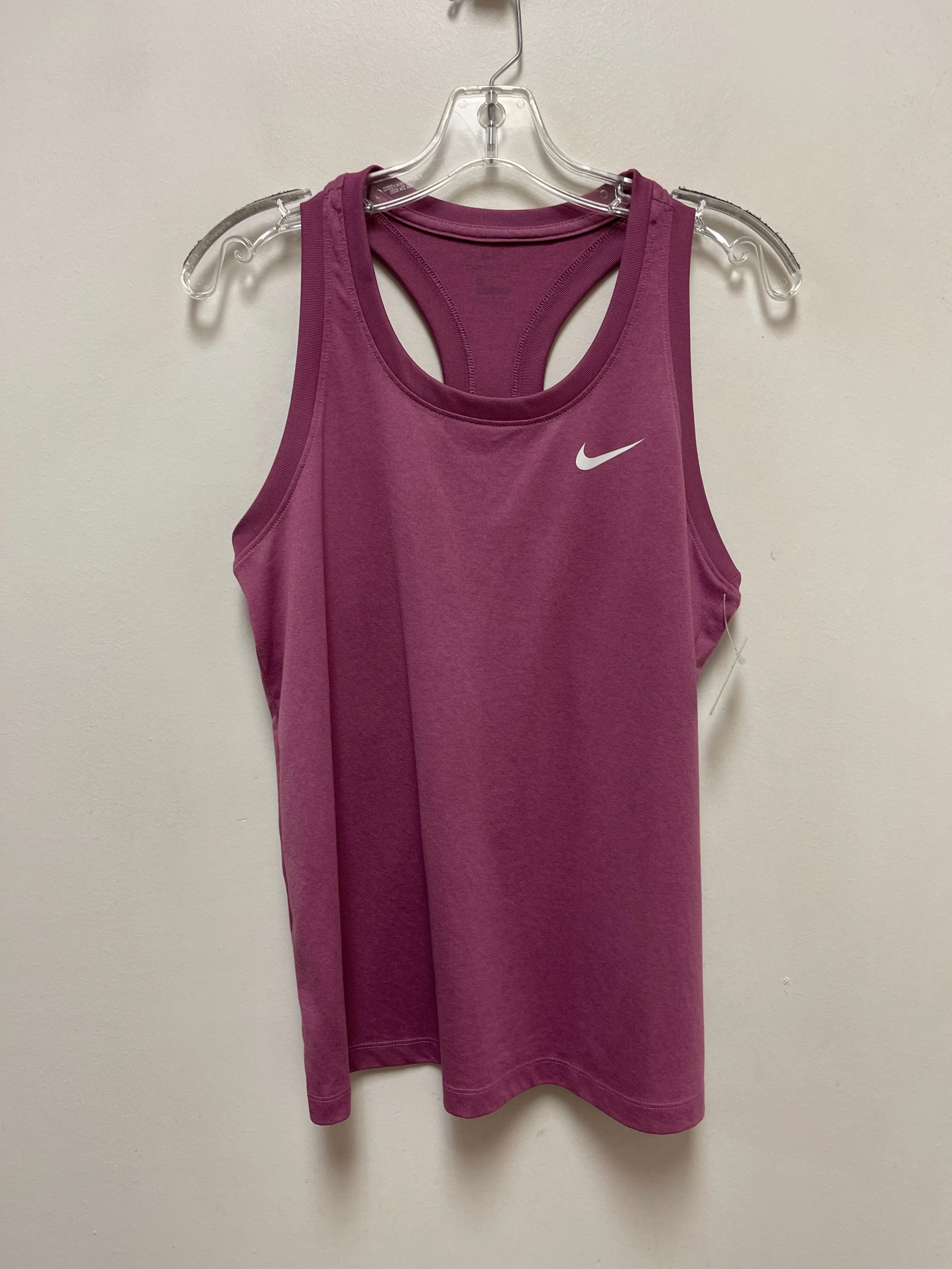 Athletic Tank Top By Nike Apparel In Purple, Size: M