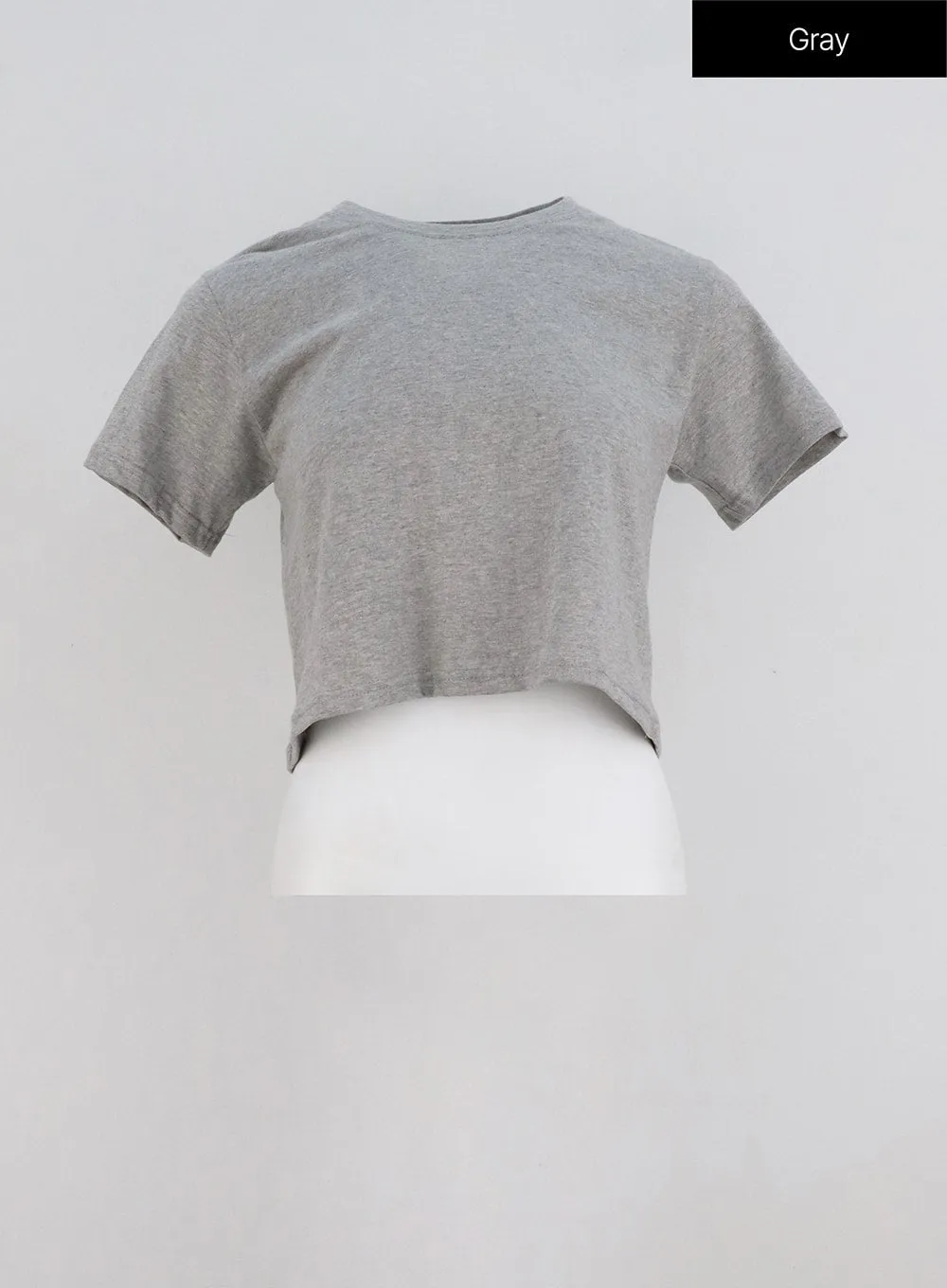 Basic Cotton Crop Tee IG313