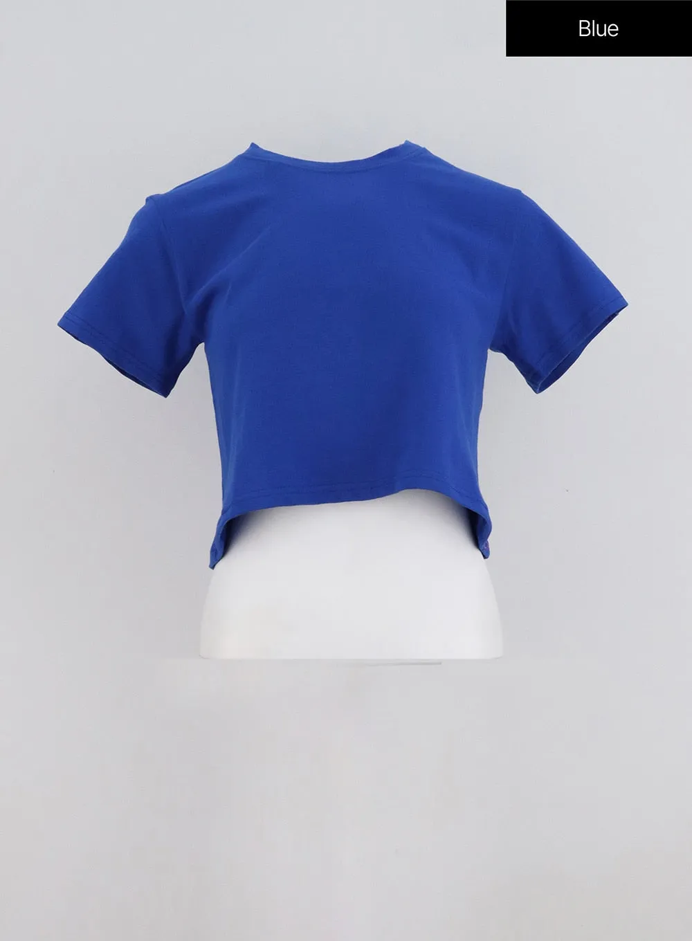 Basic Cotton Crop Tee IG313