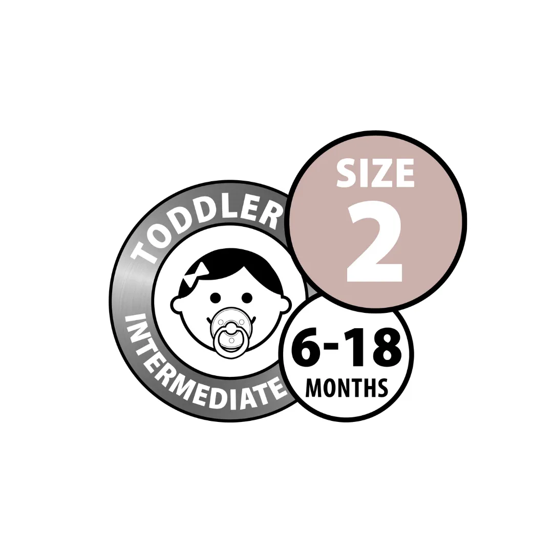 BIBS Dummies/Soothers 2 pack Size 2 - Petrol