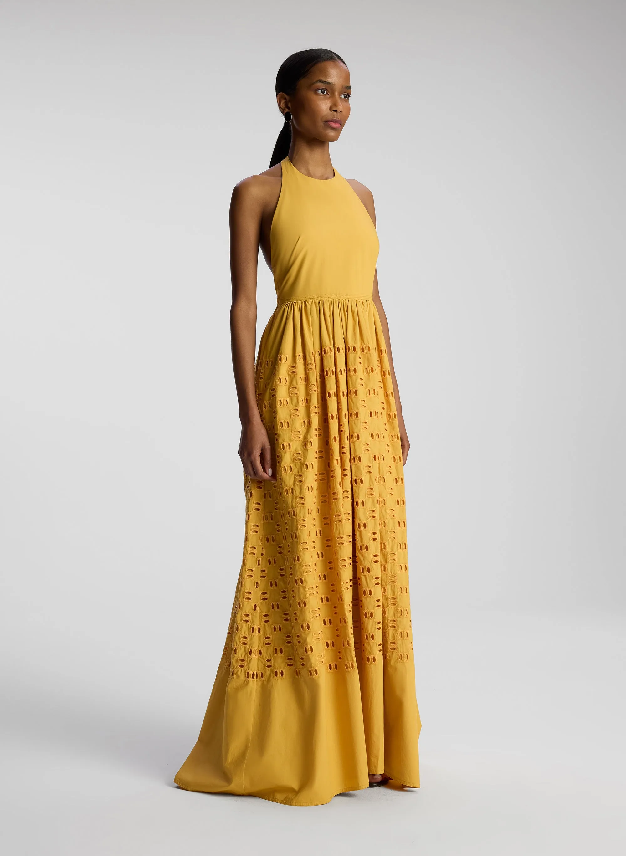 Blair Cotton Eyelet Maxi Dress