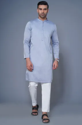 Blue Embroidered Kurta