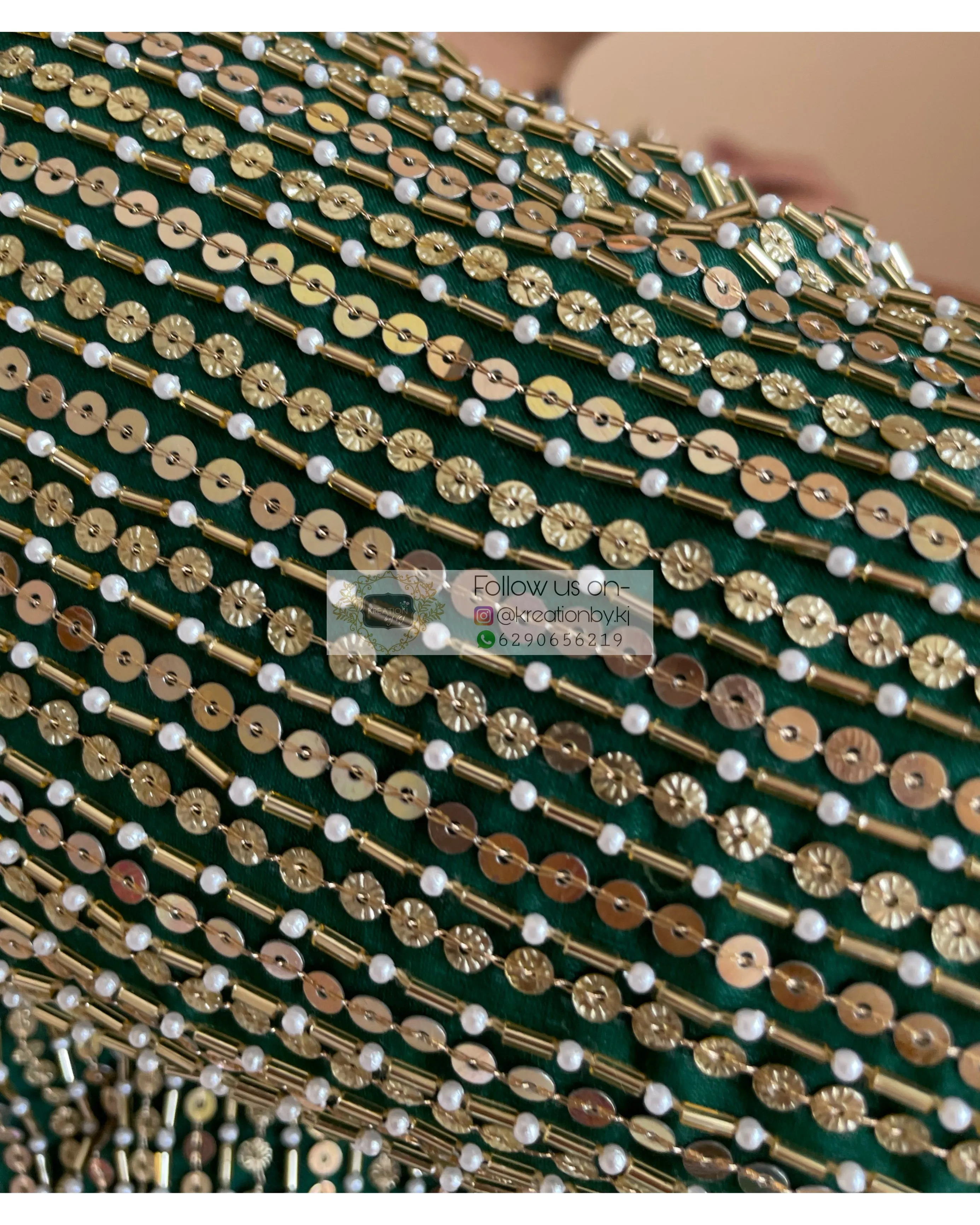 Bottle Green Organza Saree with Heavy Blouse