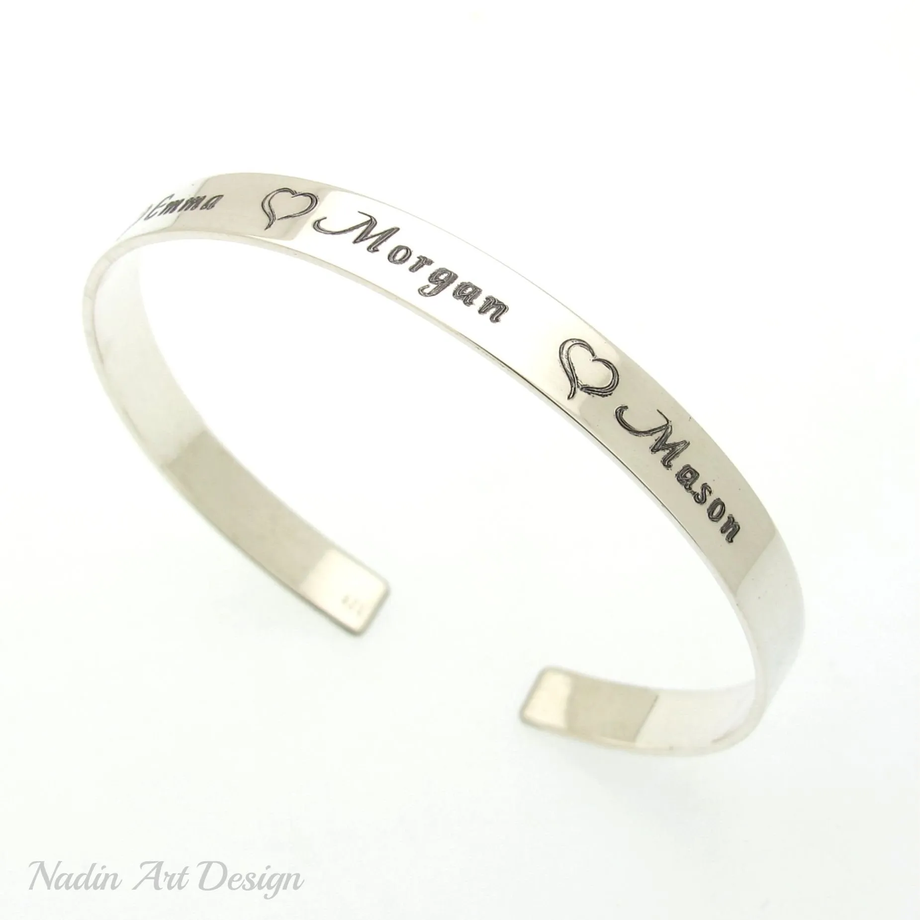 Bracelet with Kids Names for Mom