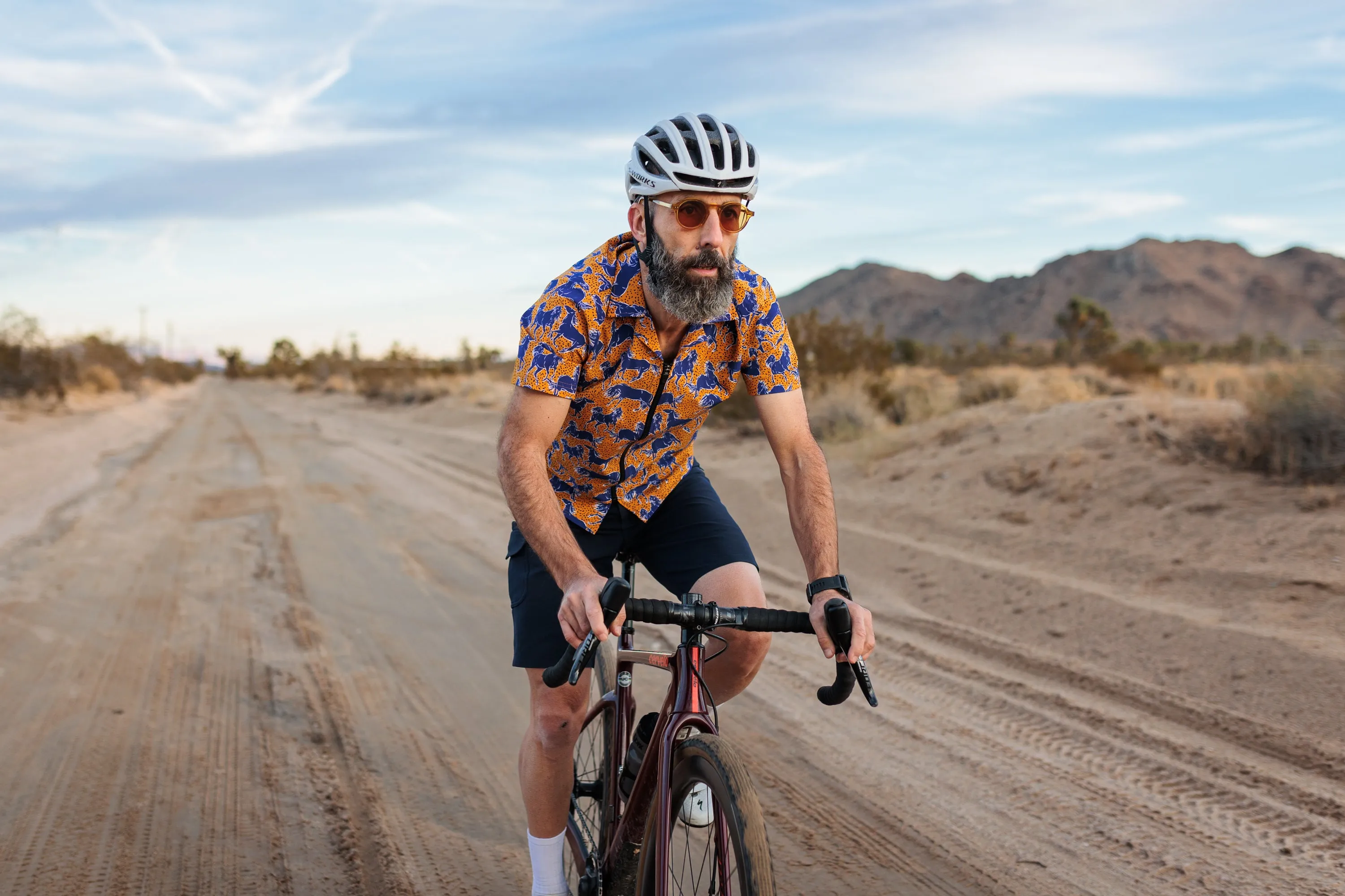 Café du Cycliste Unisex Gravelshirt Laureline: Tornado