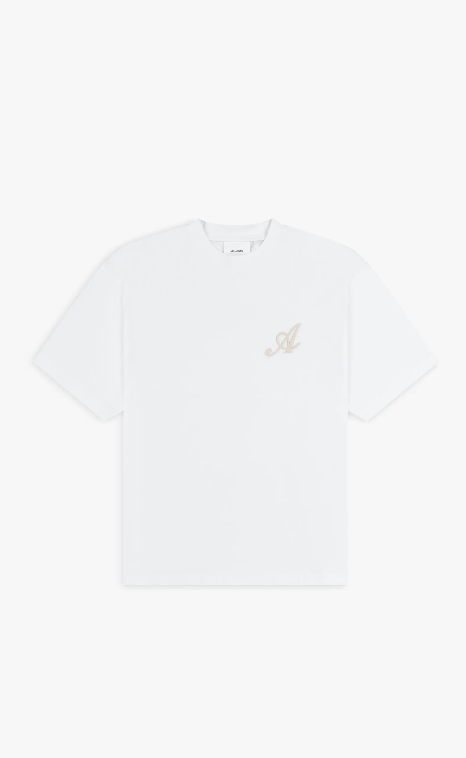 CAPITAL EMBROIDERED WHITE T-SHIRT