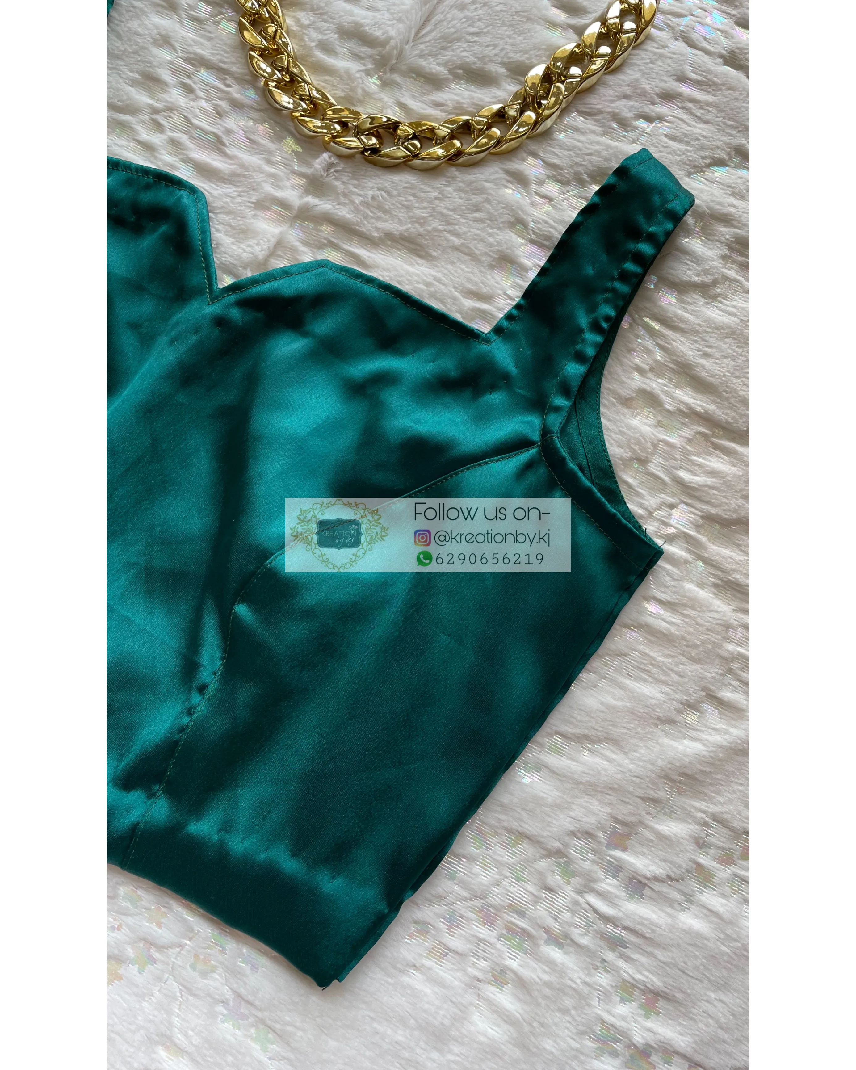 Celeste Bottle Green Blouse