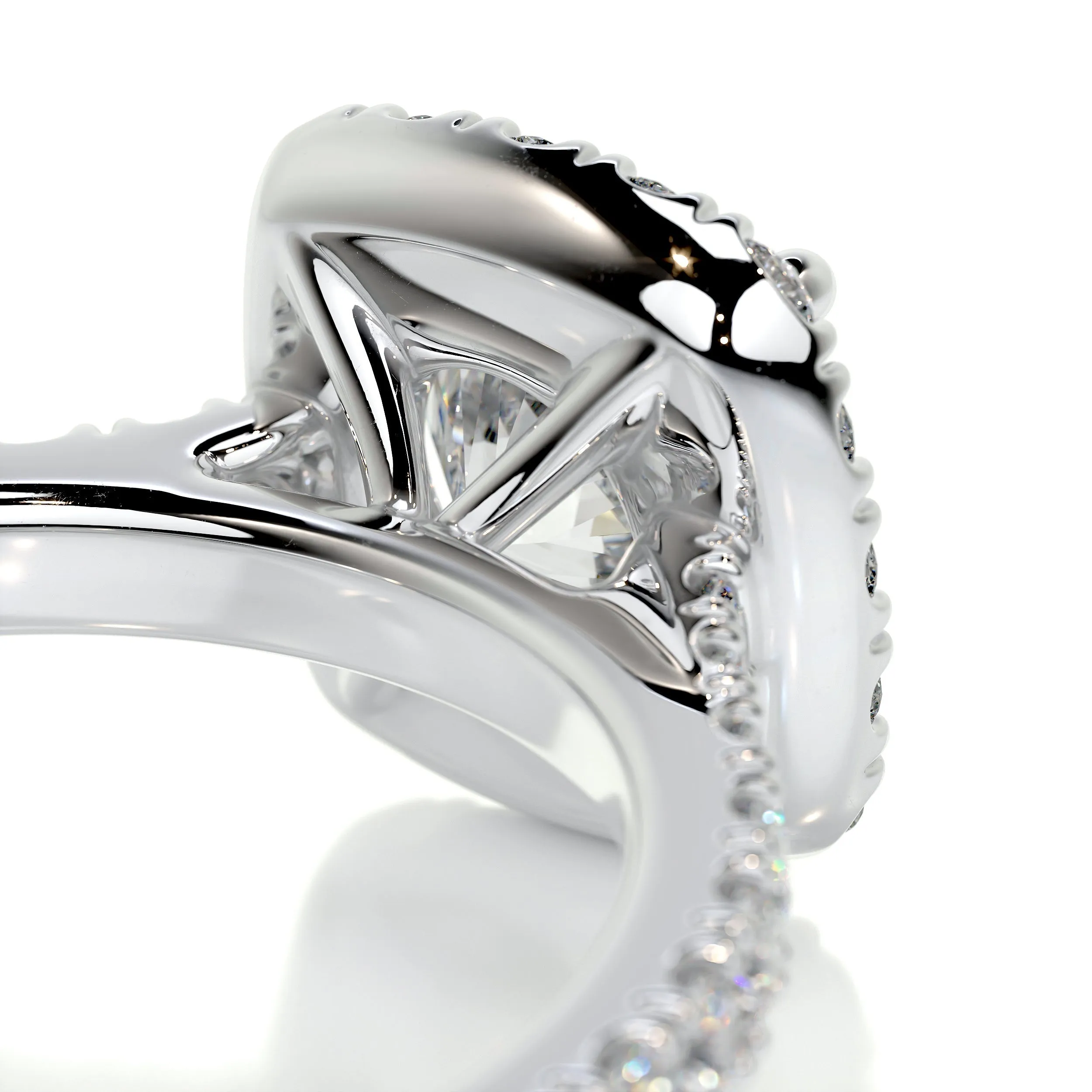 Claudia Diamond Engagement Ring -14K White Gold (RTS)