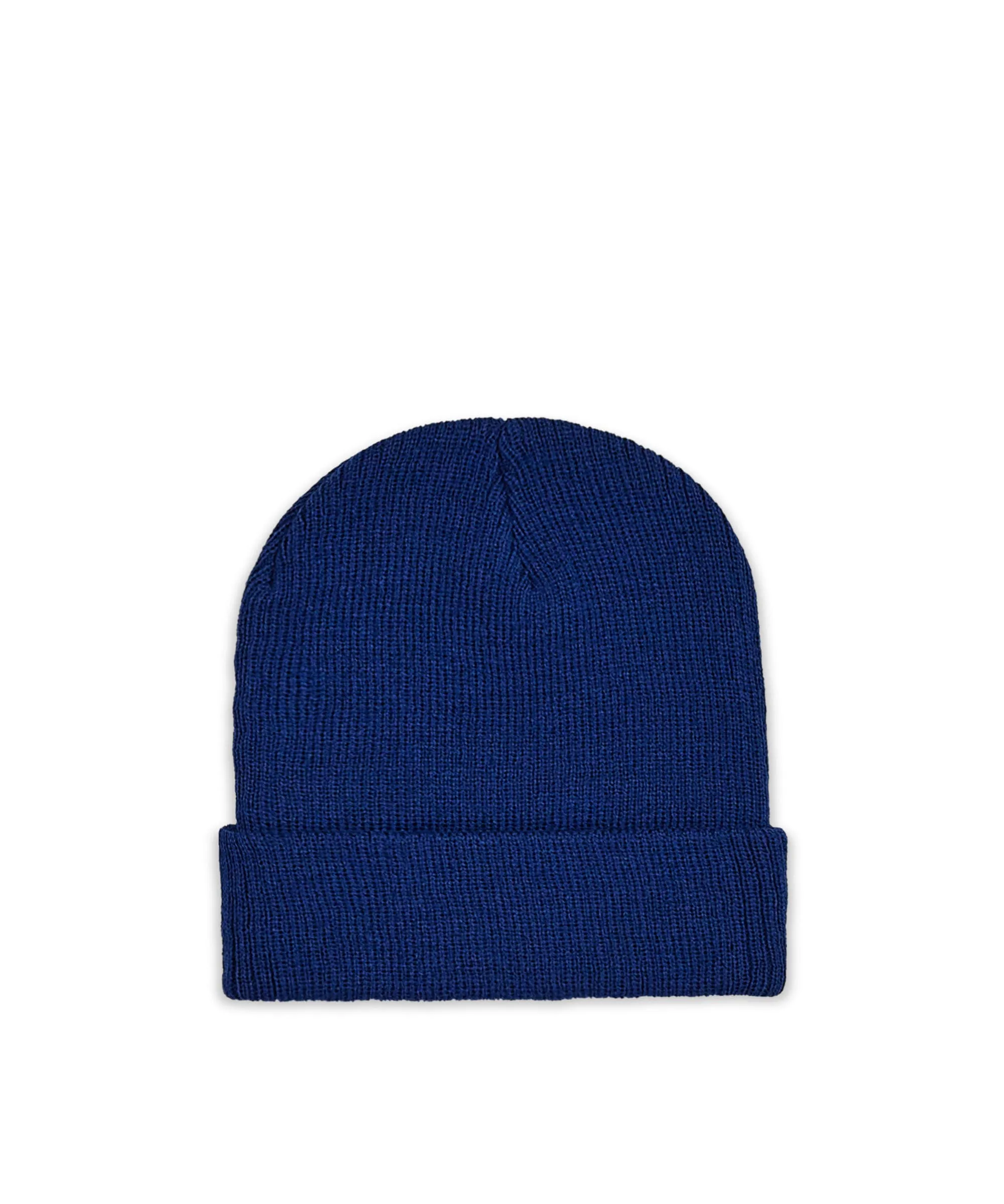 Cozy Henny Embroidered Patch Beanie - Navy