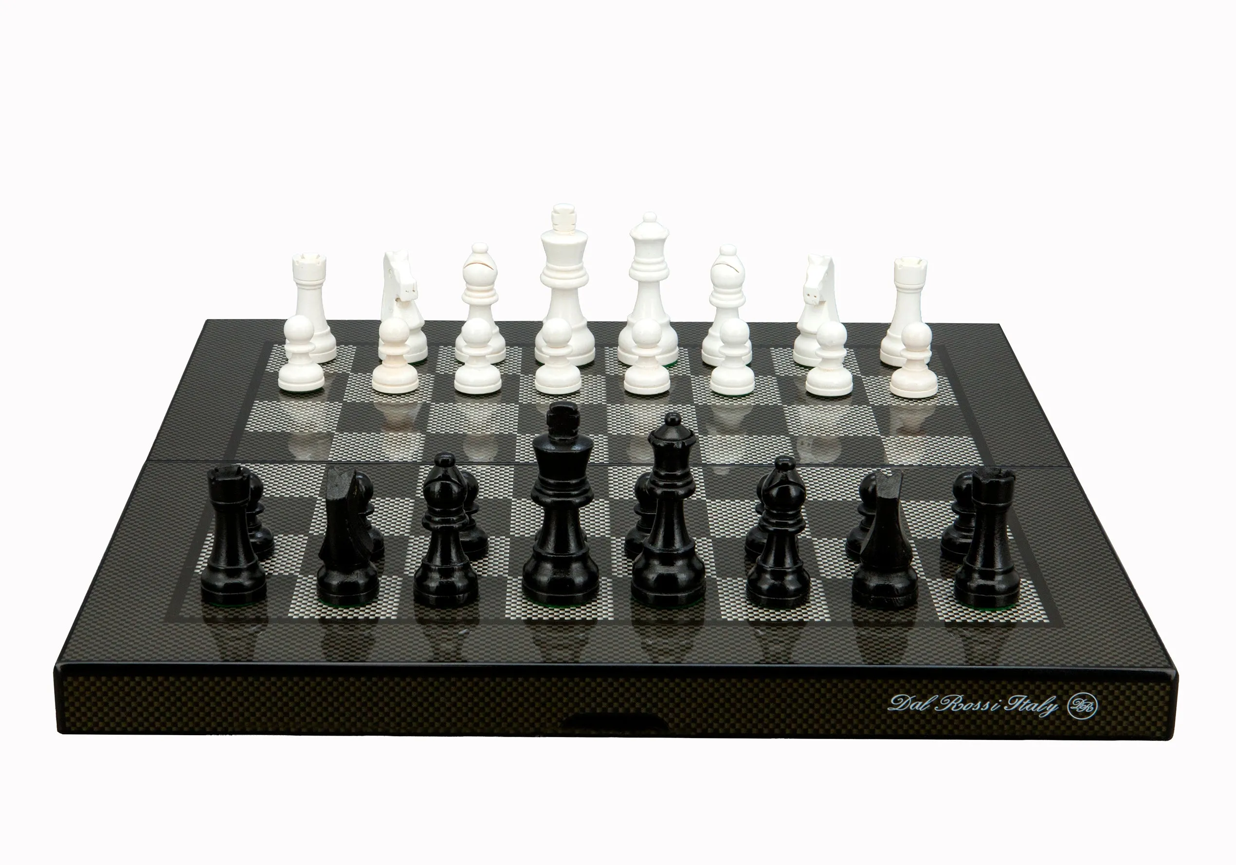 Dal Rossi Luxury Carbon Fibre 16 Chess Set