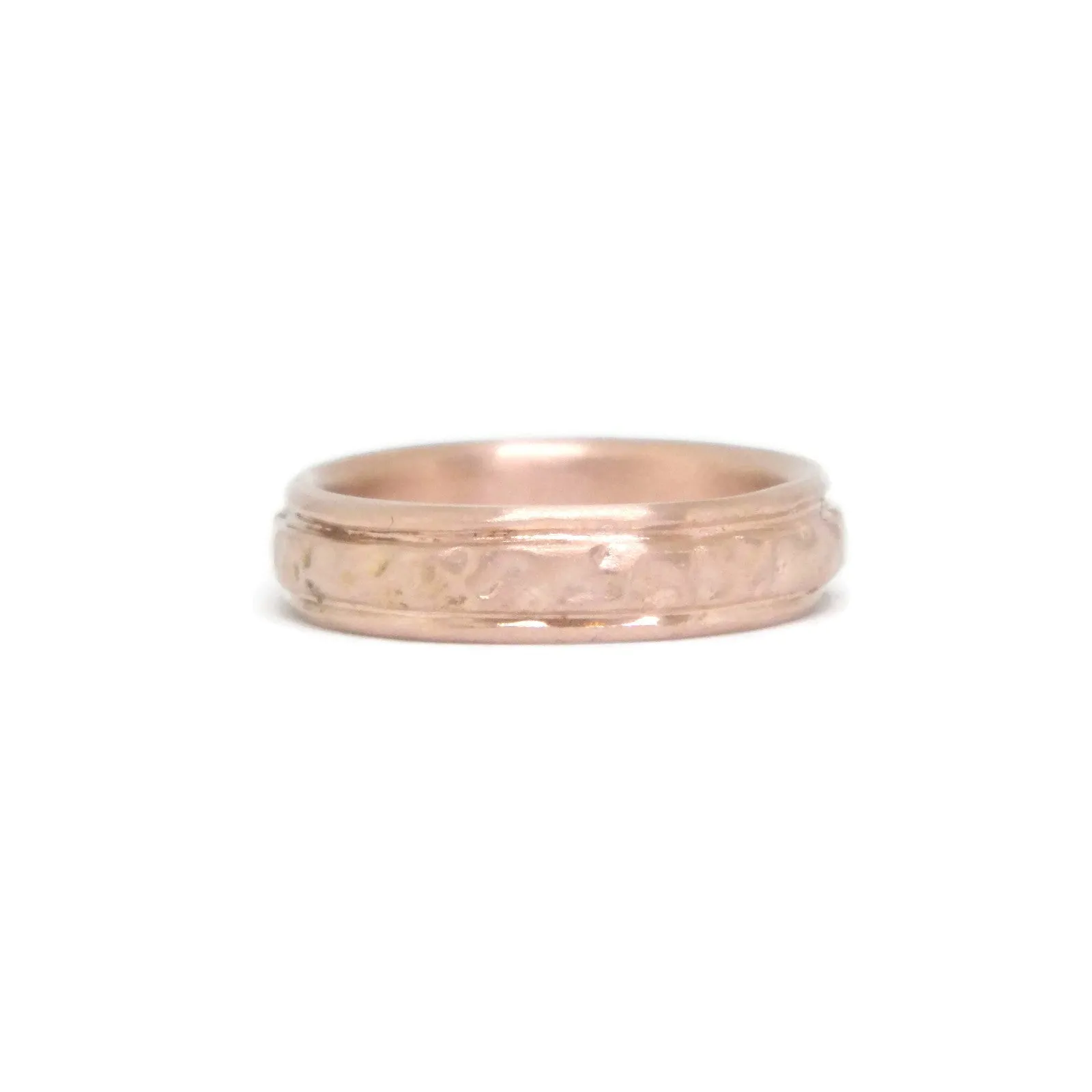 e. scott nuptials... The Layered Tiny Facet Wedding Ring