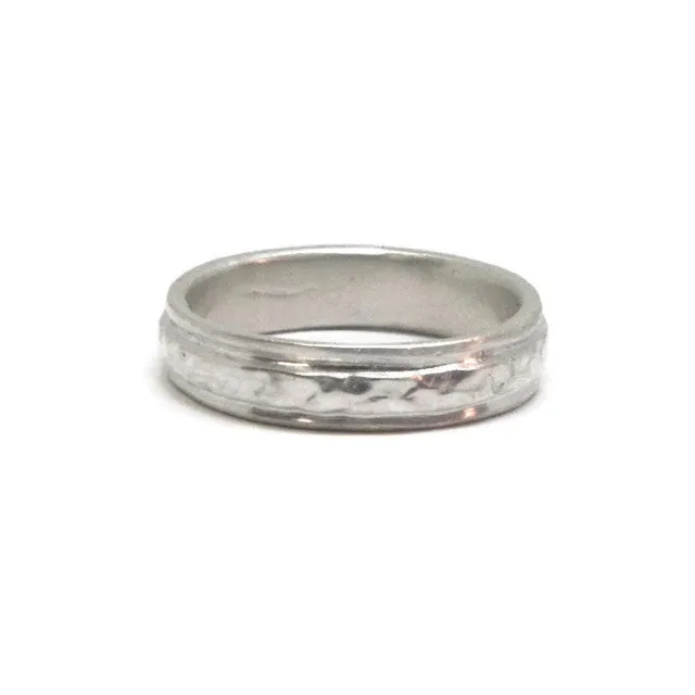 e. scott nuptials... The Layered Tiny Facet Wedding Ring