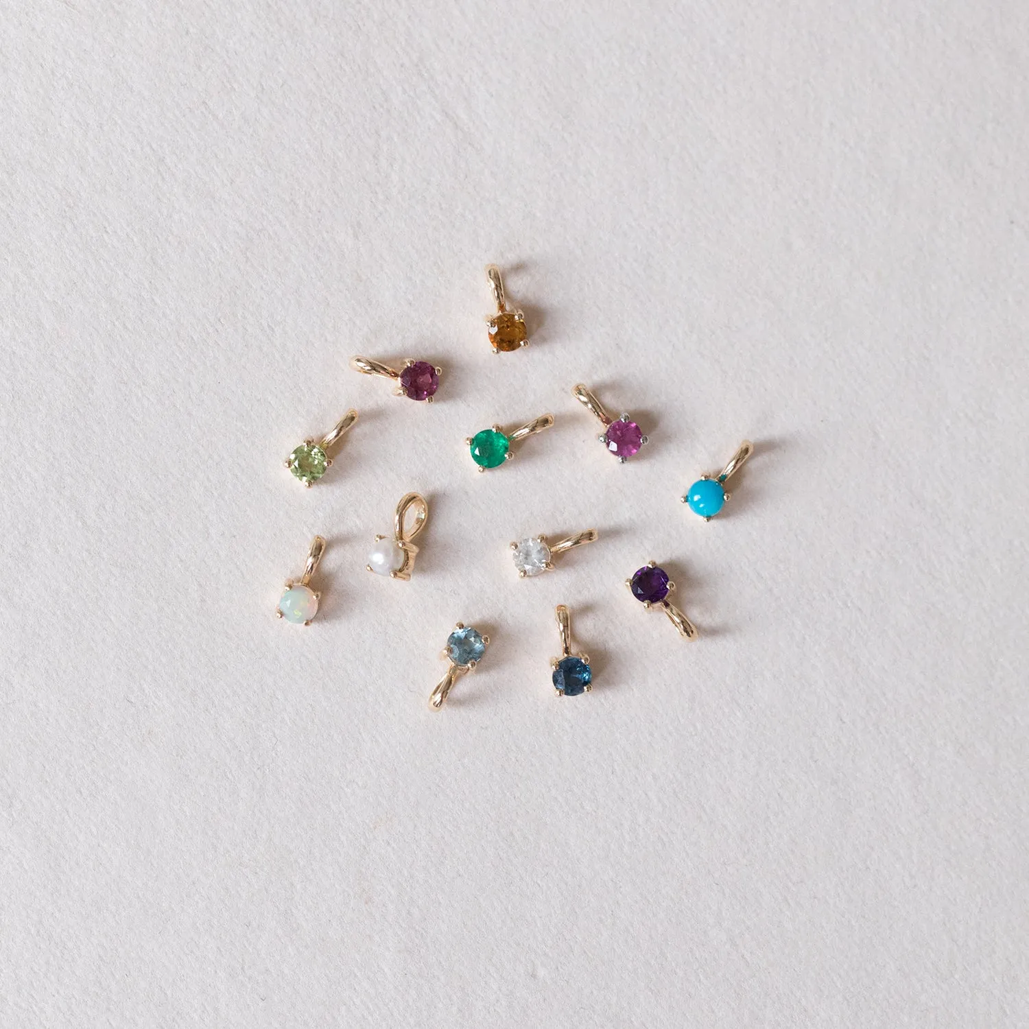 Element Charm | 14k Gold & Opal