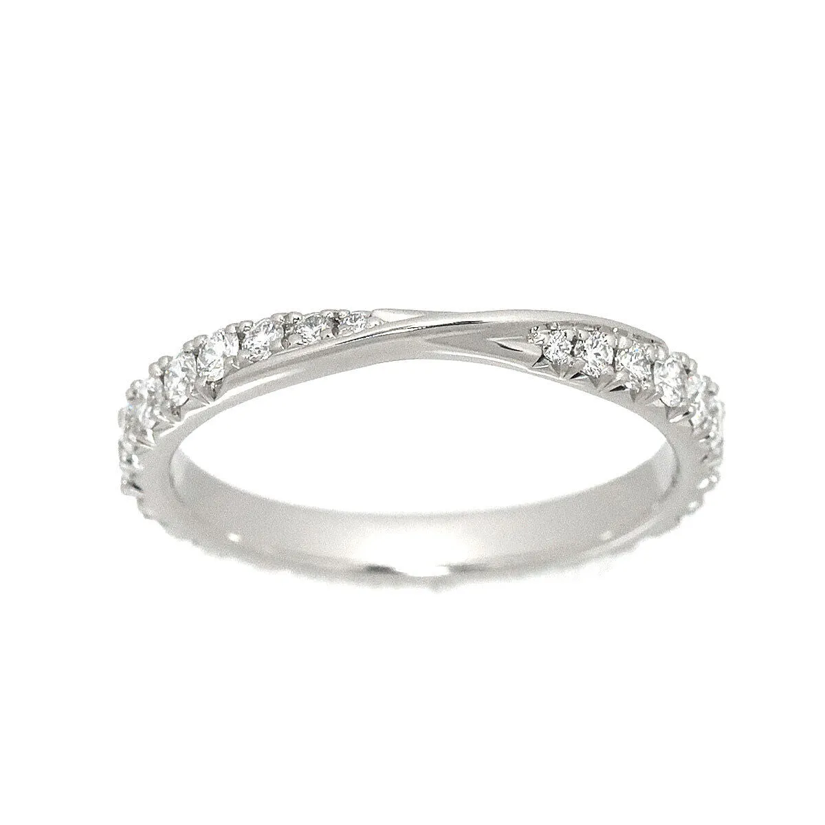 Eternity Cross Love Diamond Wedding Band Ring - WR008