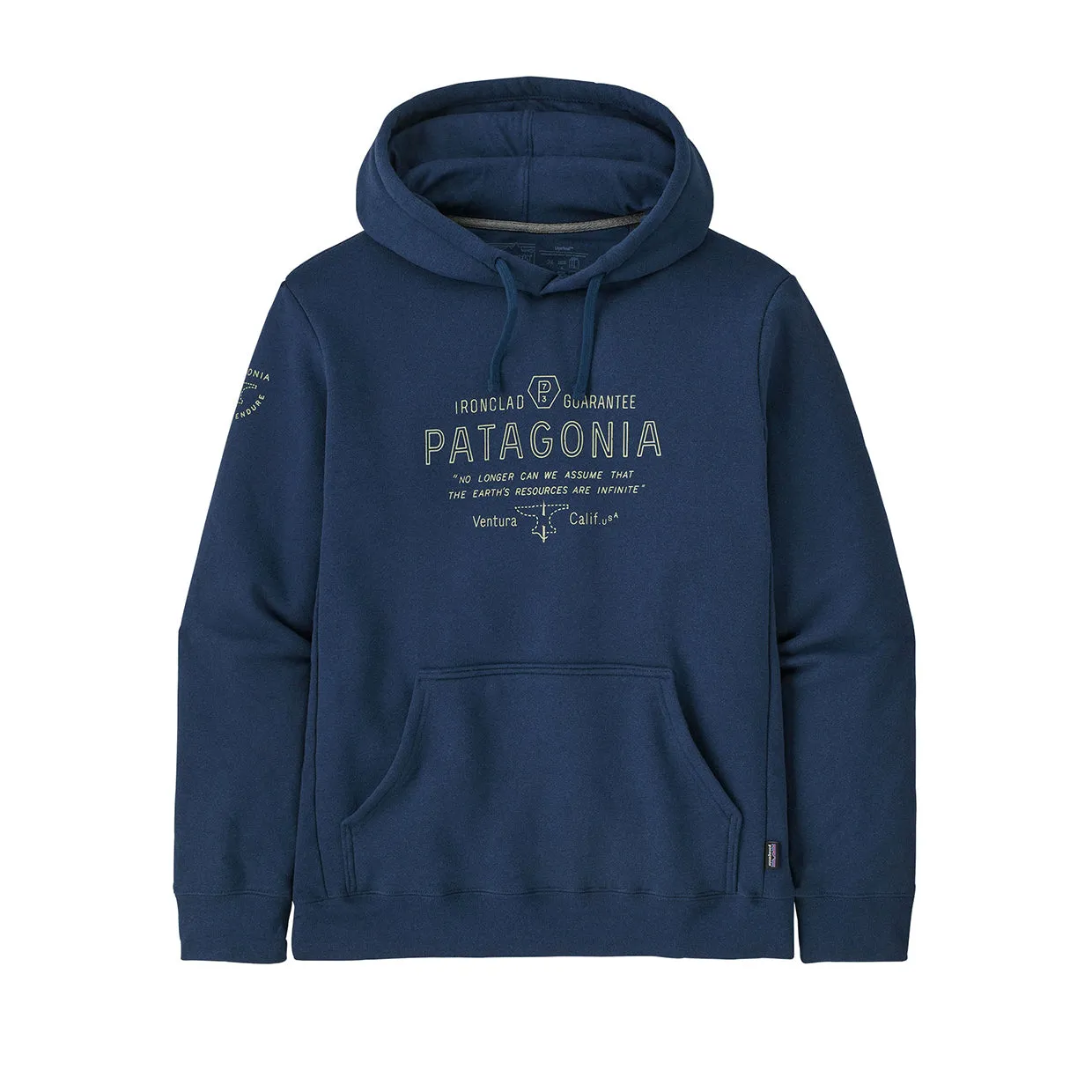 Felpa Uomo Patagonia Forge Mark Uprisal Blu Navy