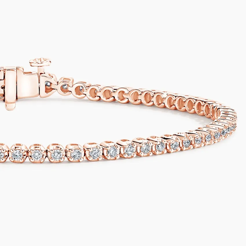 Four Prong Diamond Tennis Bracelet (1 ct. tw.) - BC004