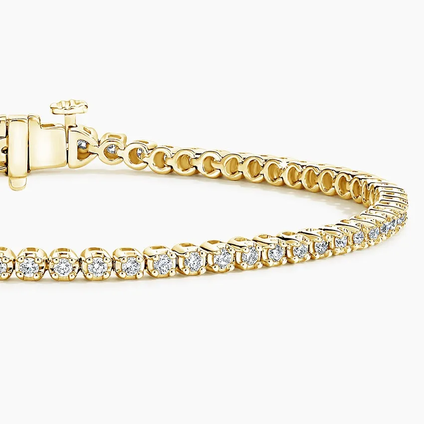 Four Prong Diamond Tennis Bracelet (1 ct. tw.) - BC004