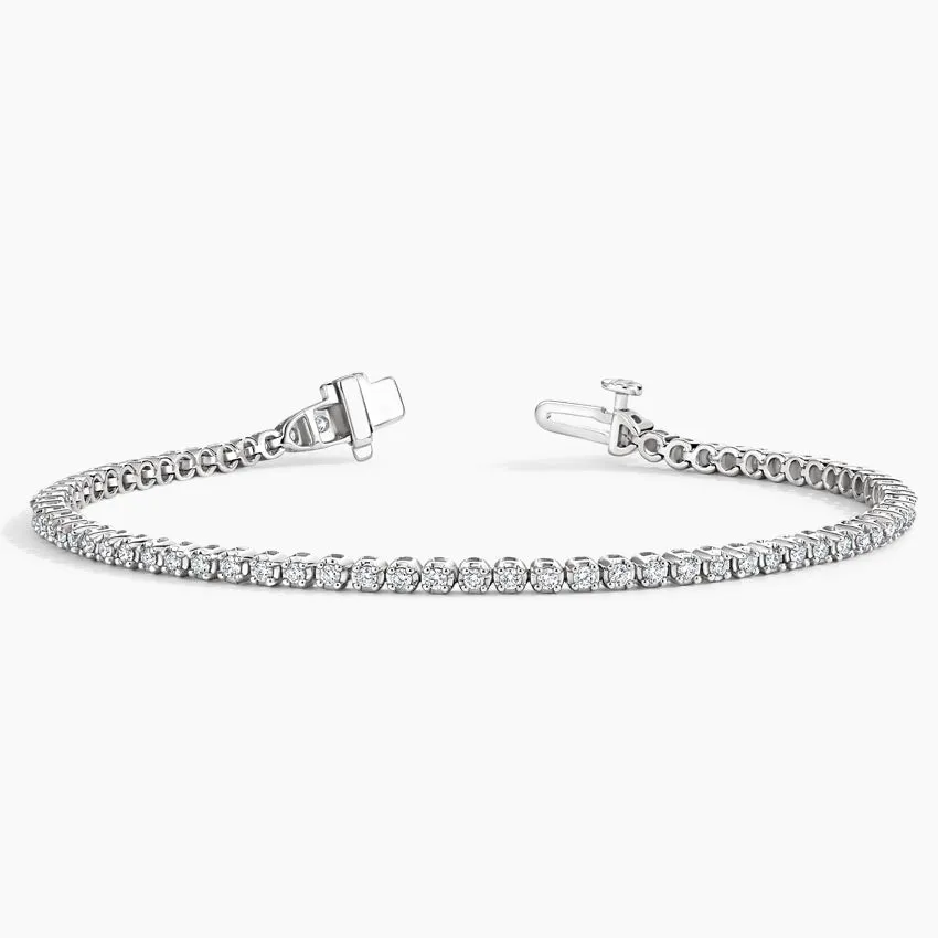 Four Prong Diamond Tennis Bracelet (1 ct. tw.) - BC004