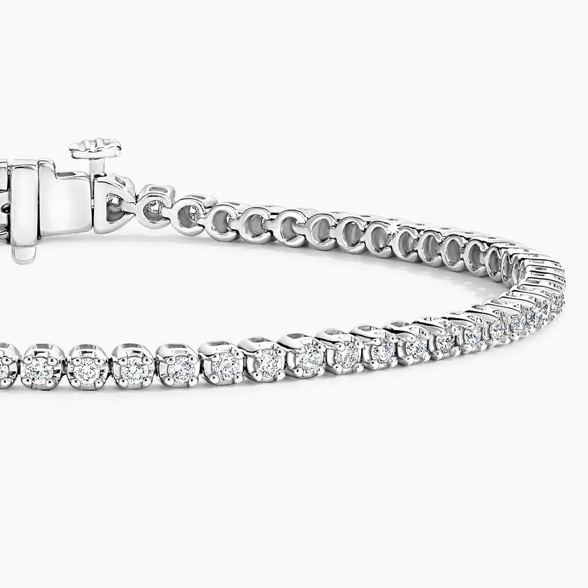 Four Prong Diamond Tennis Bracelet (1 ct. tw.) - BC004