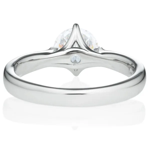 Four Prong Round Brilliant Engagement Ring [Setting Only] - EC021