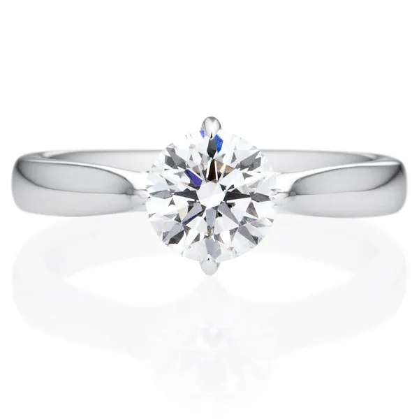 Four Prong Round Brilliant Engagement Ring [Setting Only] - EC021