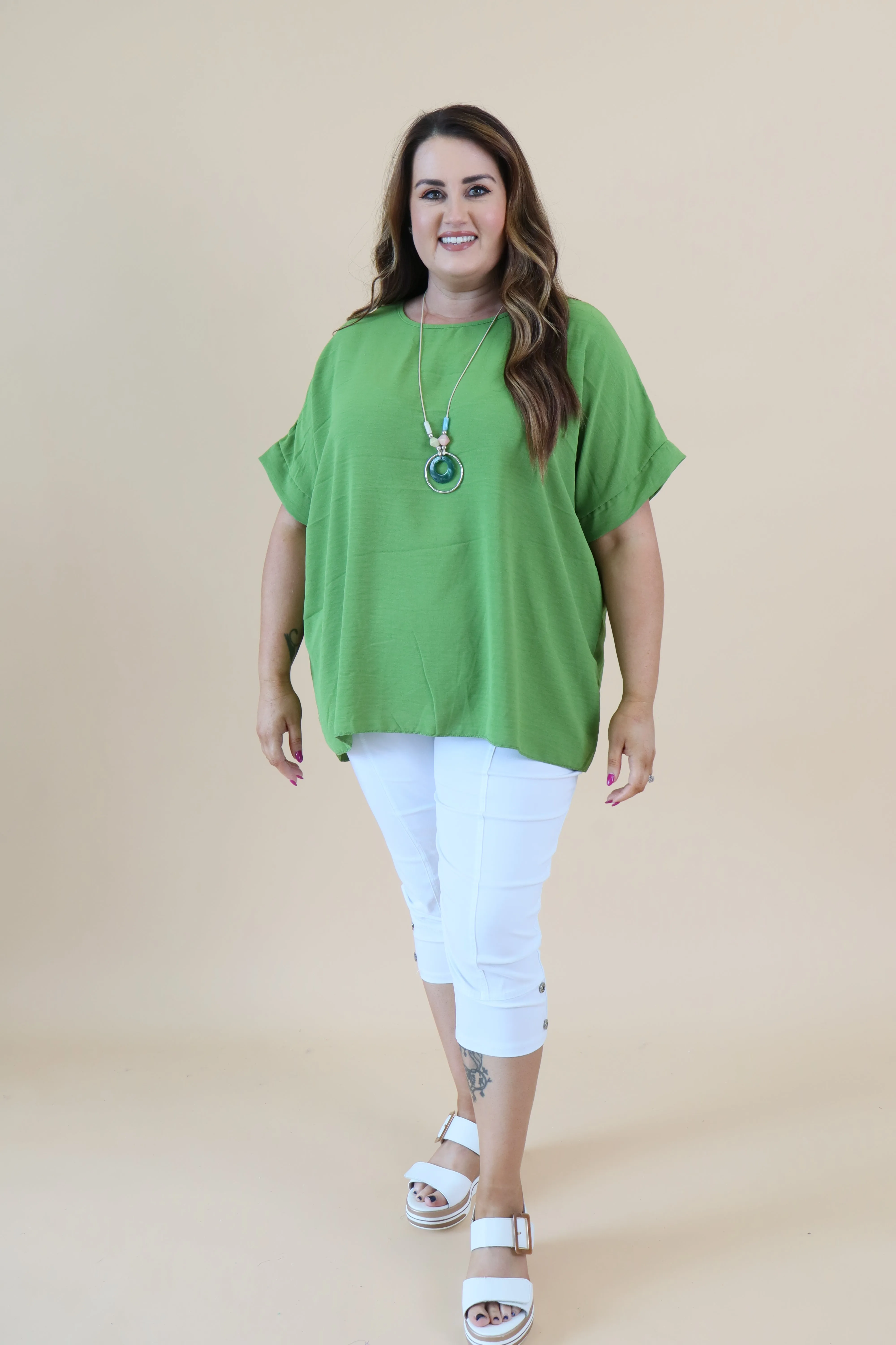 Freya Blouse in Lime