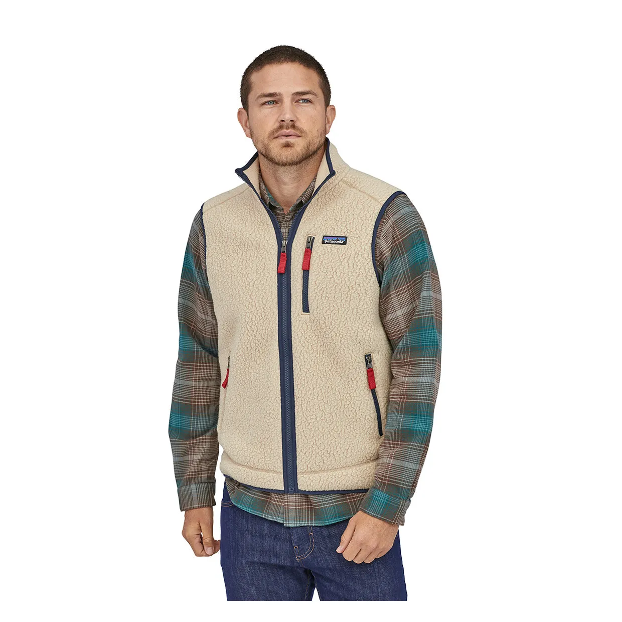 Gilet Uomo Patagonia Retro Pile Fleece Vest Khaki