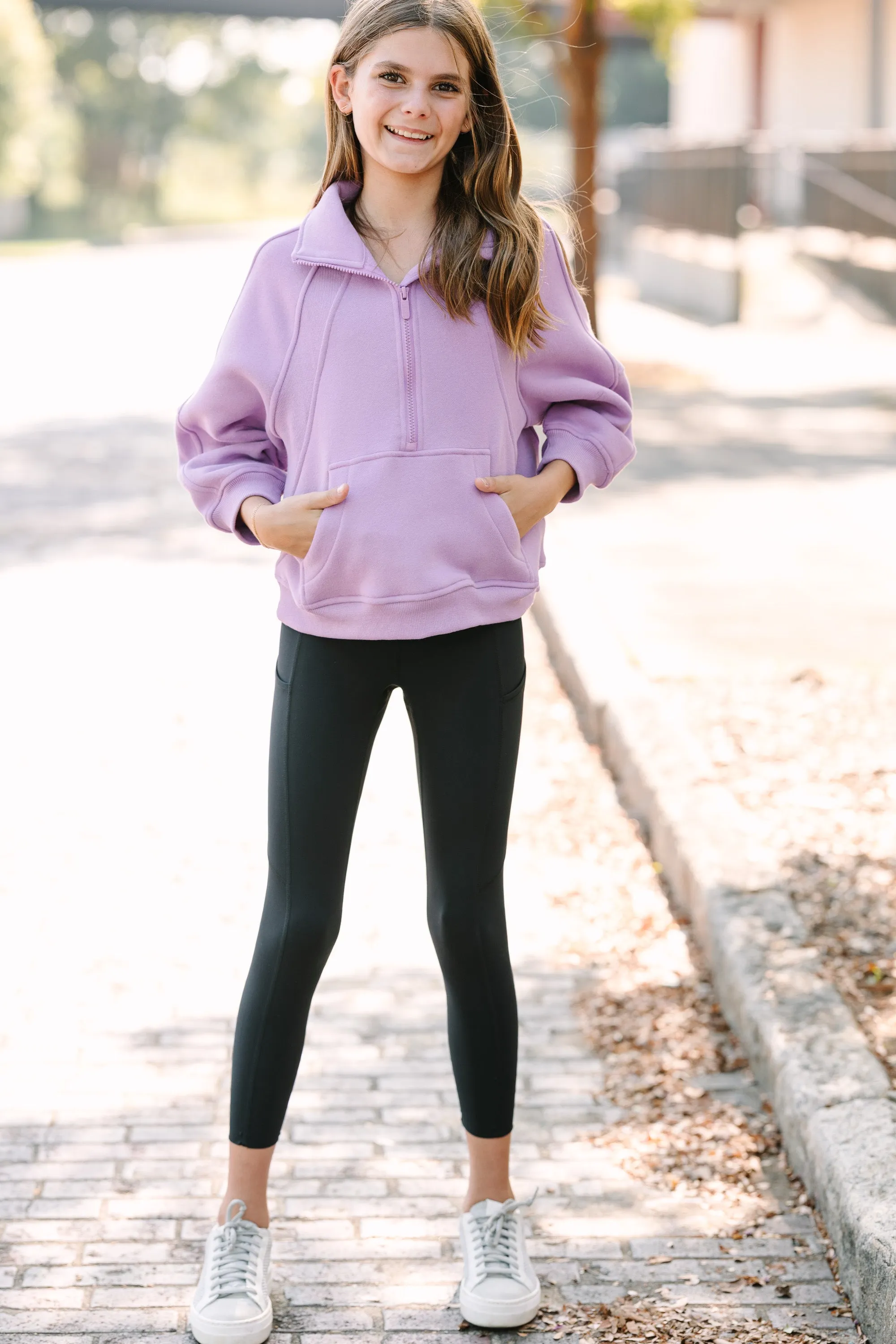 Girls: Always Direct Lavender Purple Pullover