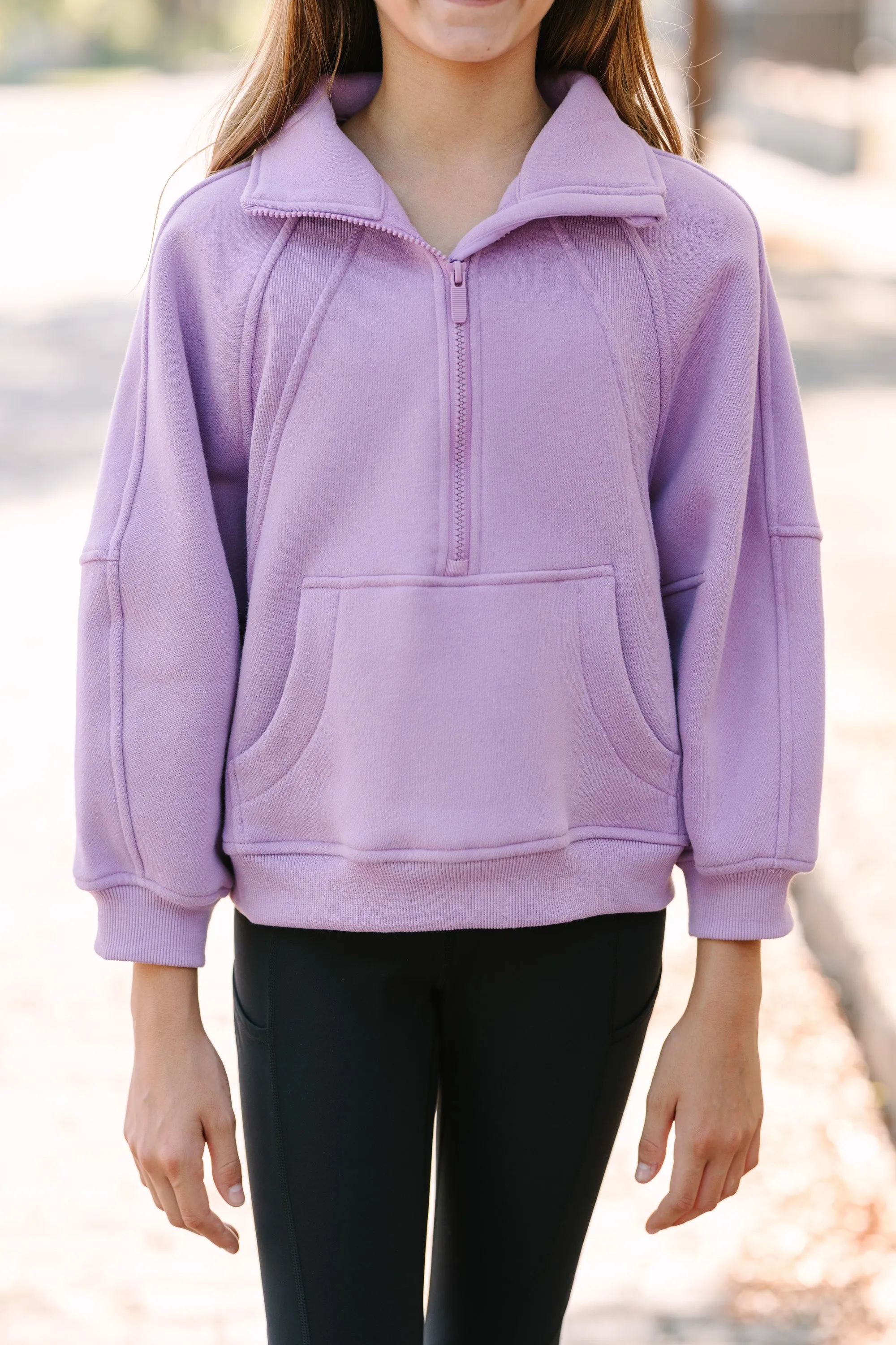 Girls: Always Direct Lavender Purple Pullover