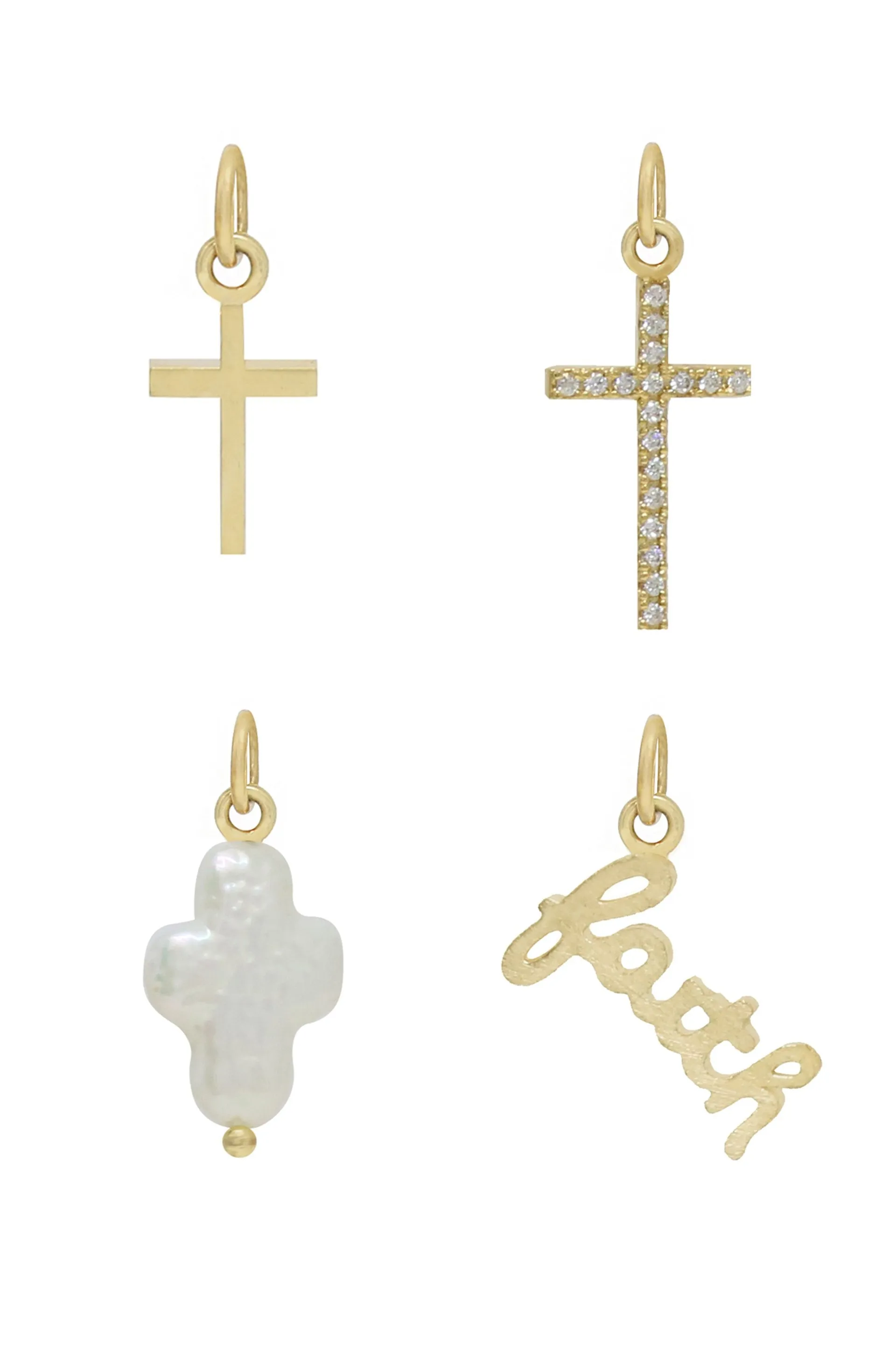 Gotta Have Faith 18k Gold Plated Interchangeable Charm Necklace