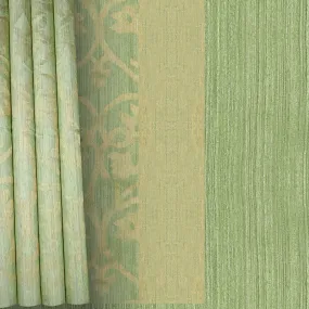 Handwoven Green Matka Silk Saree - 1207T001066DSC