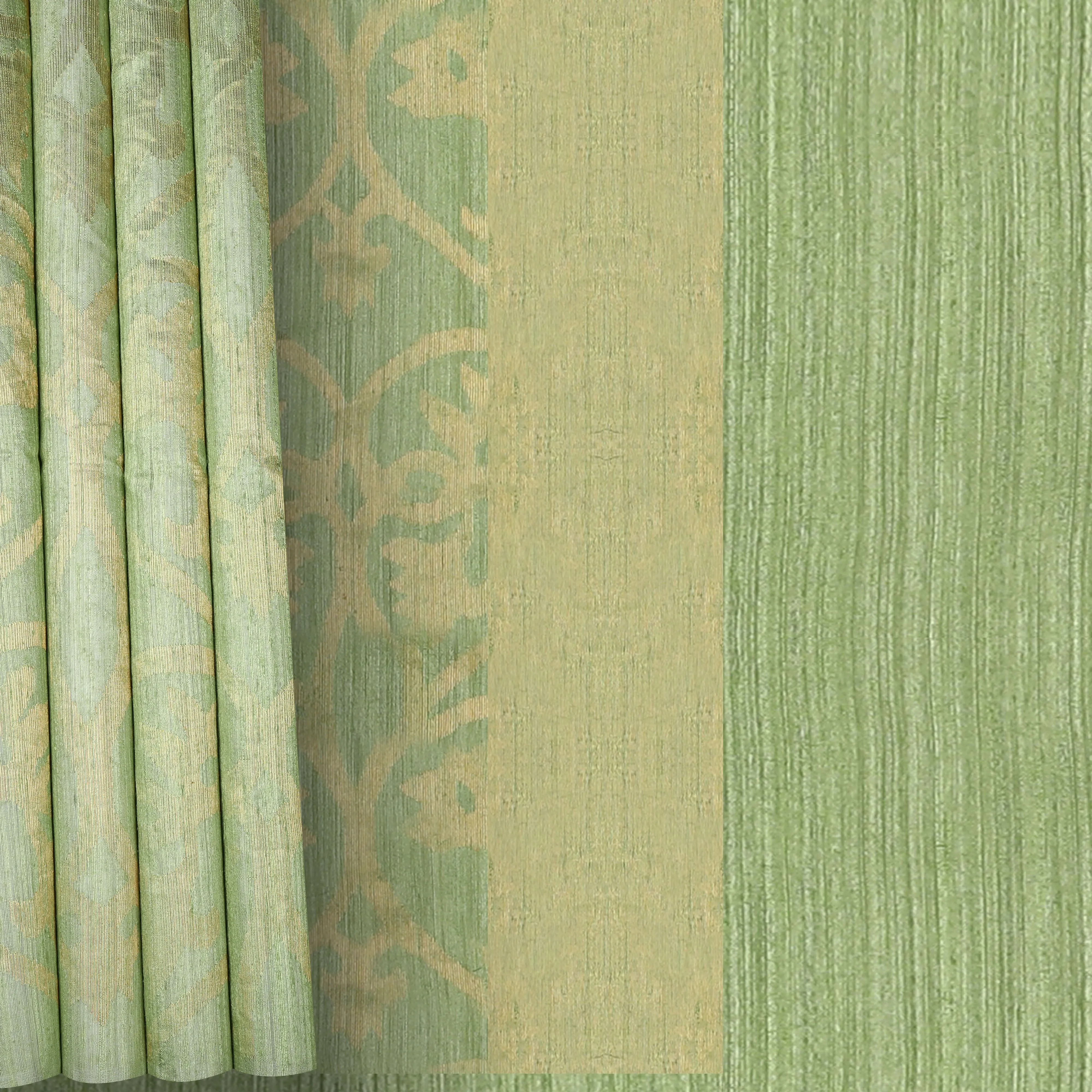 Handwoven Green Matka Silk Saree - 1207T001066DSC