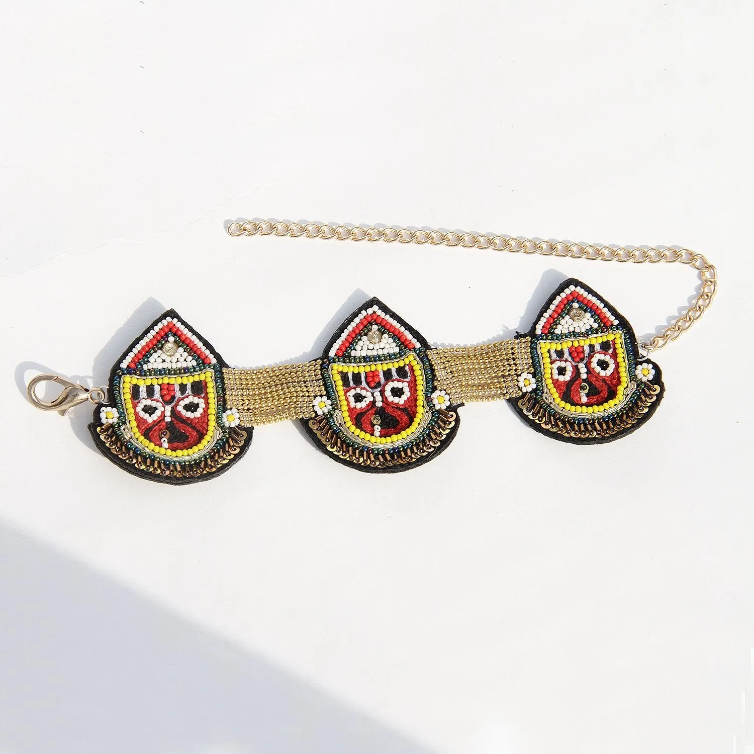 Jagannath Hand Embroidered Choker