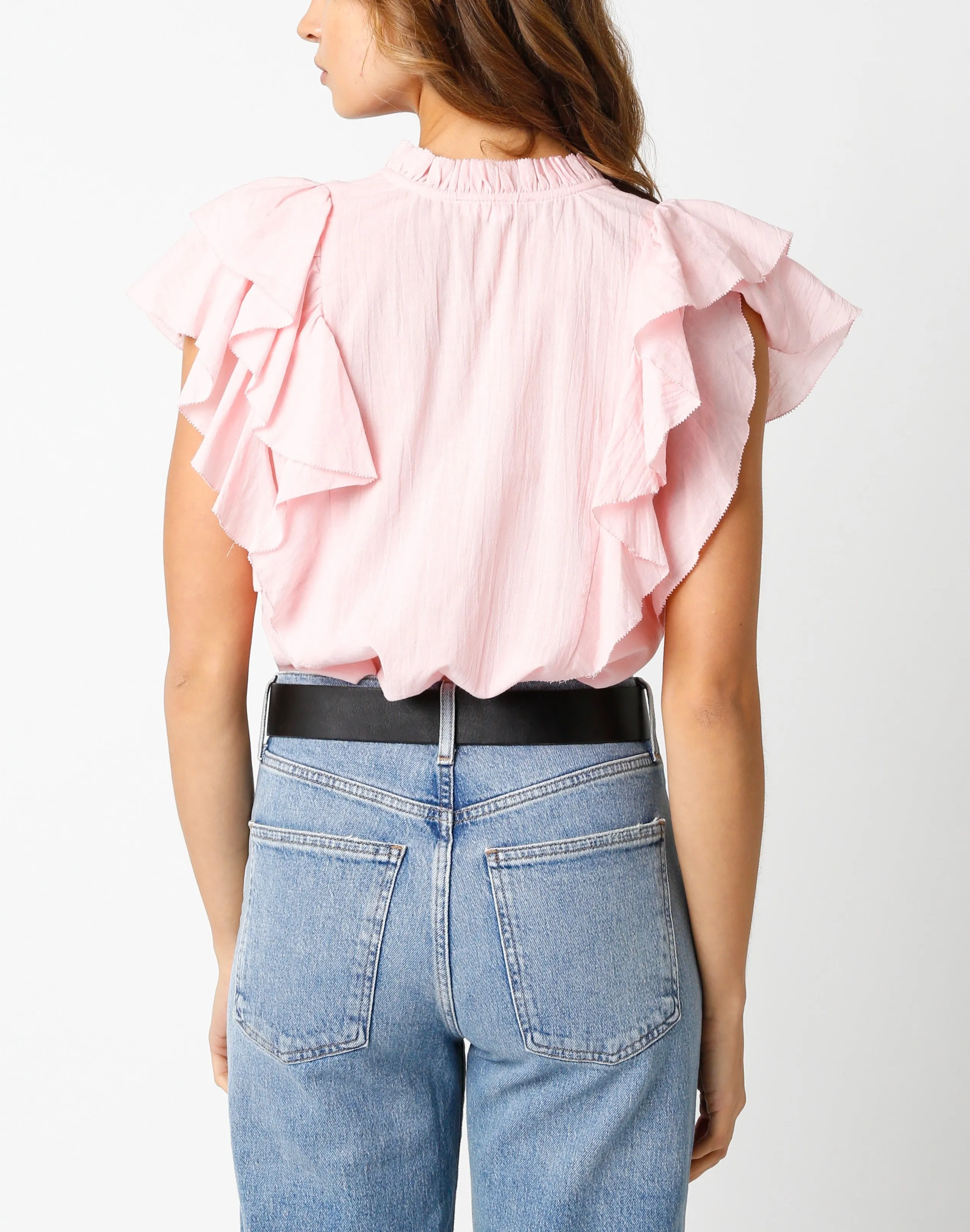 Jayla Ruffle Sleeve Blouse