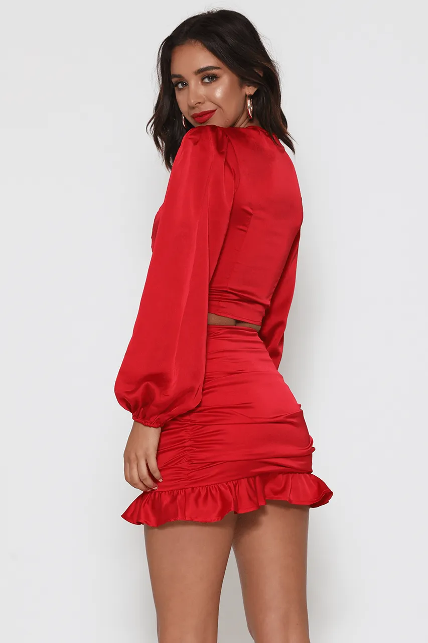 Karlie Skirt - Red