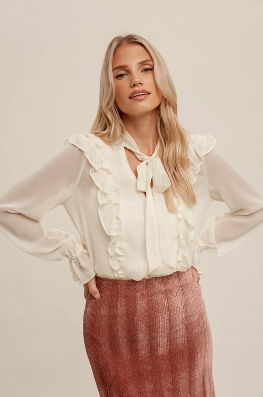 Madison Ruffled Shirt