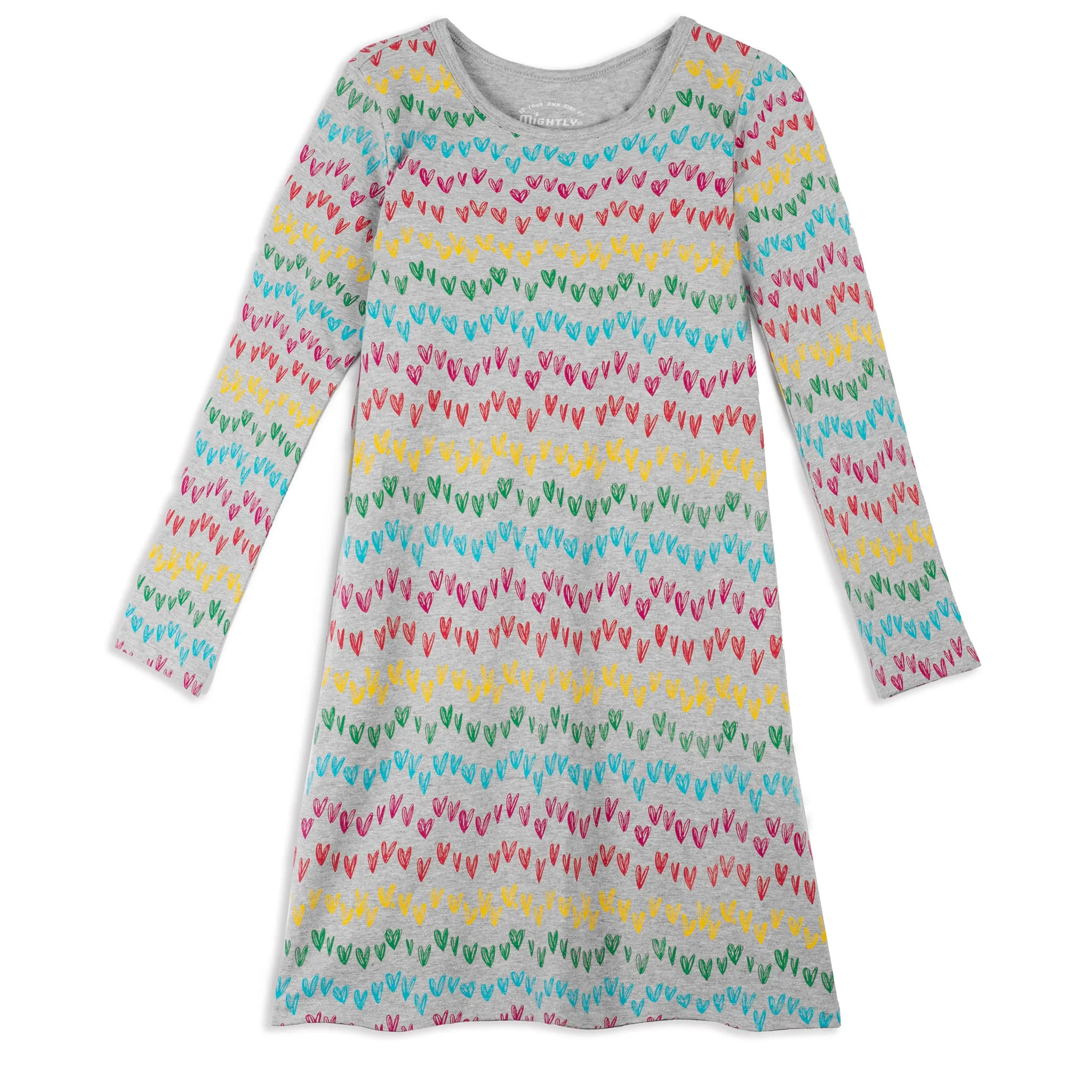 Organic Cotton Long Sleeve T-Shirt Dresses for Kids FINAL SALE