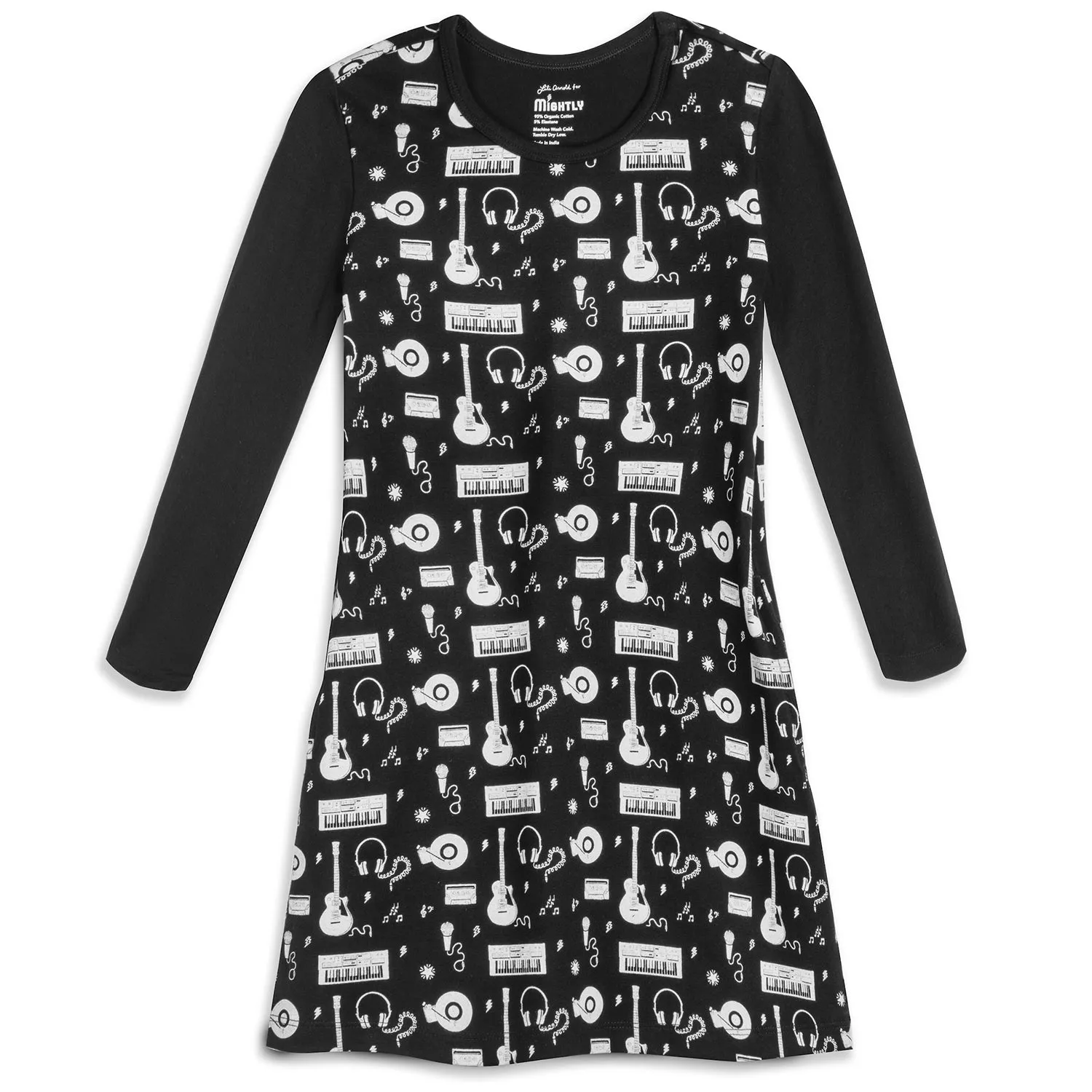 Organic Cotton Long Sleeve T-Shirt Dresses for Kids FINAL SALE