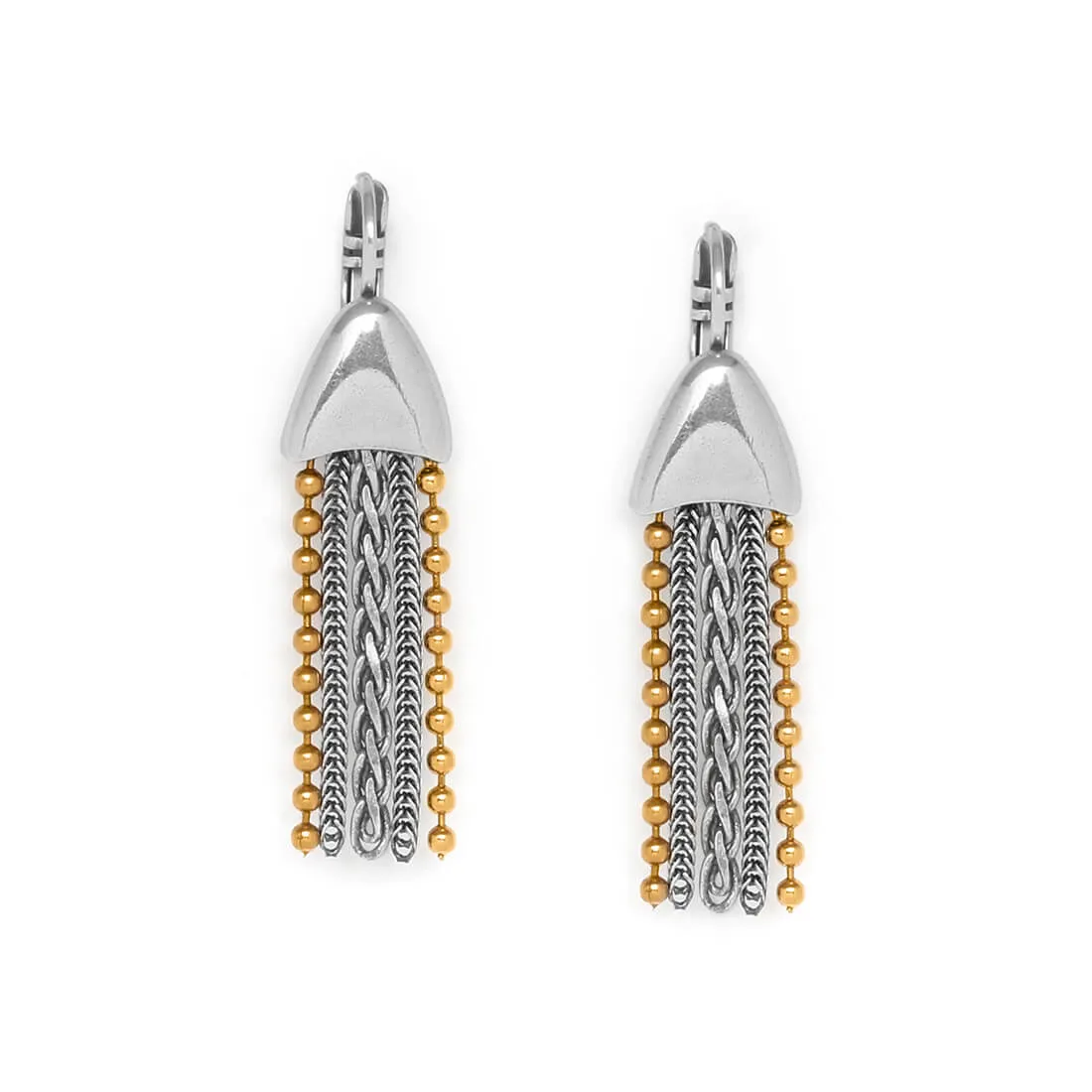 Ori Tao Bijoux Textured Fringe Earrings