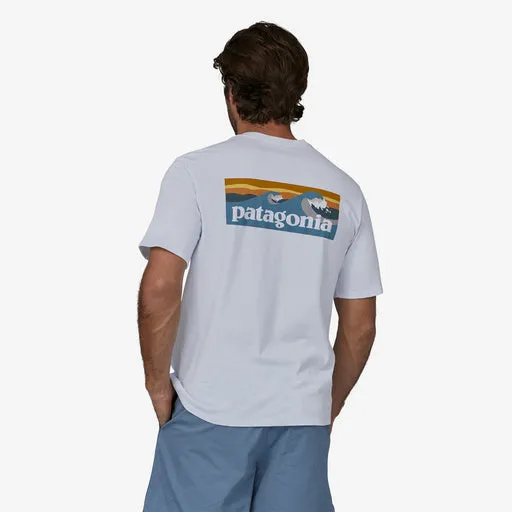 PATAGONIA Men's Boardshort Logo Pocket Responsibili-Tee® White