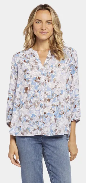 Pintuck Blouse Bloemenprint | Becca Bouquet