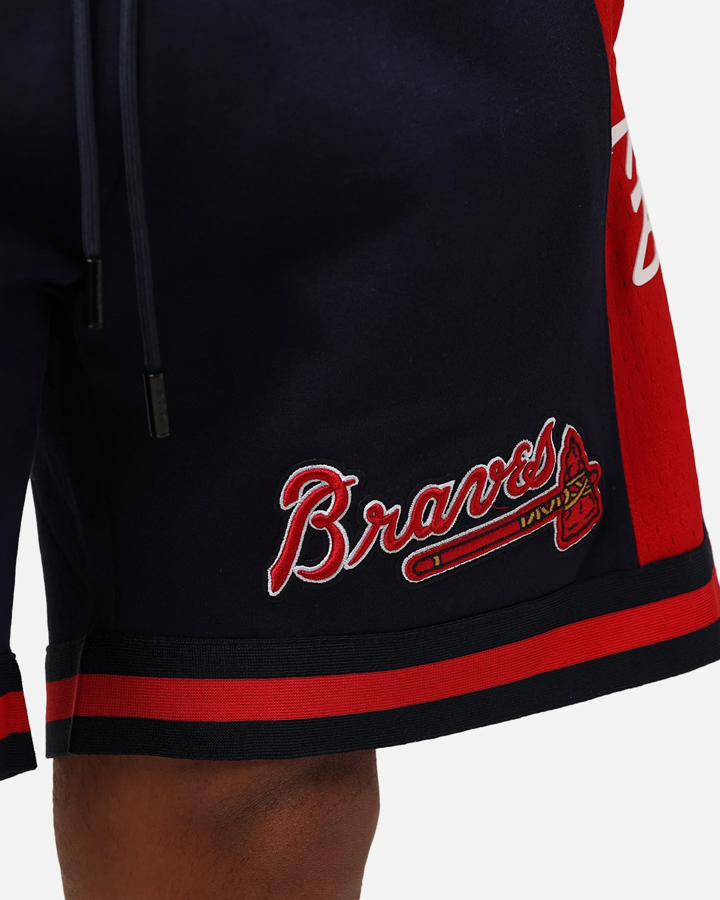 Pro Standard Atlanta Braves Fast Lane 2.0 Shorts Midnight/Red